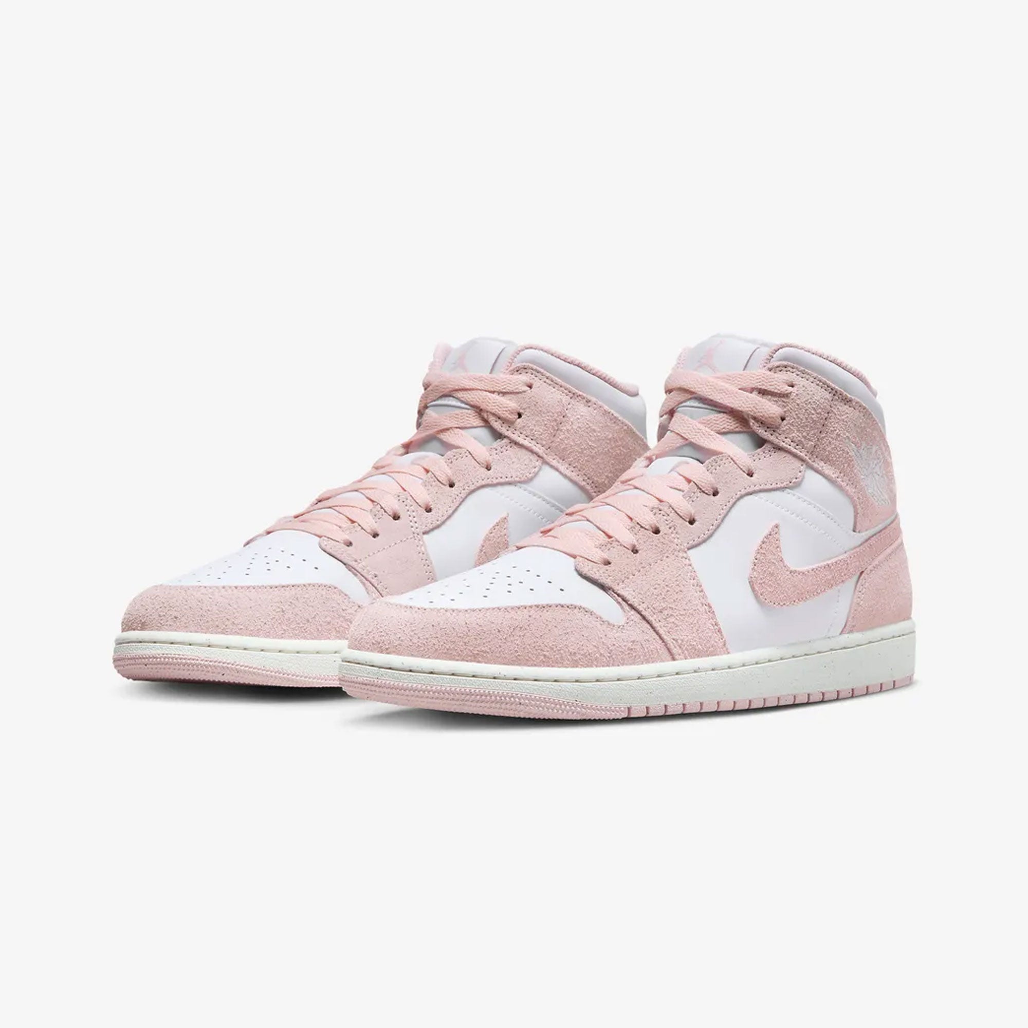Jordan | AIR JORDAN 1 MID SE { WHITE/LEGEND PINK-SAIL - view 2