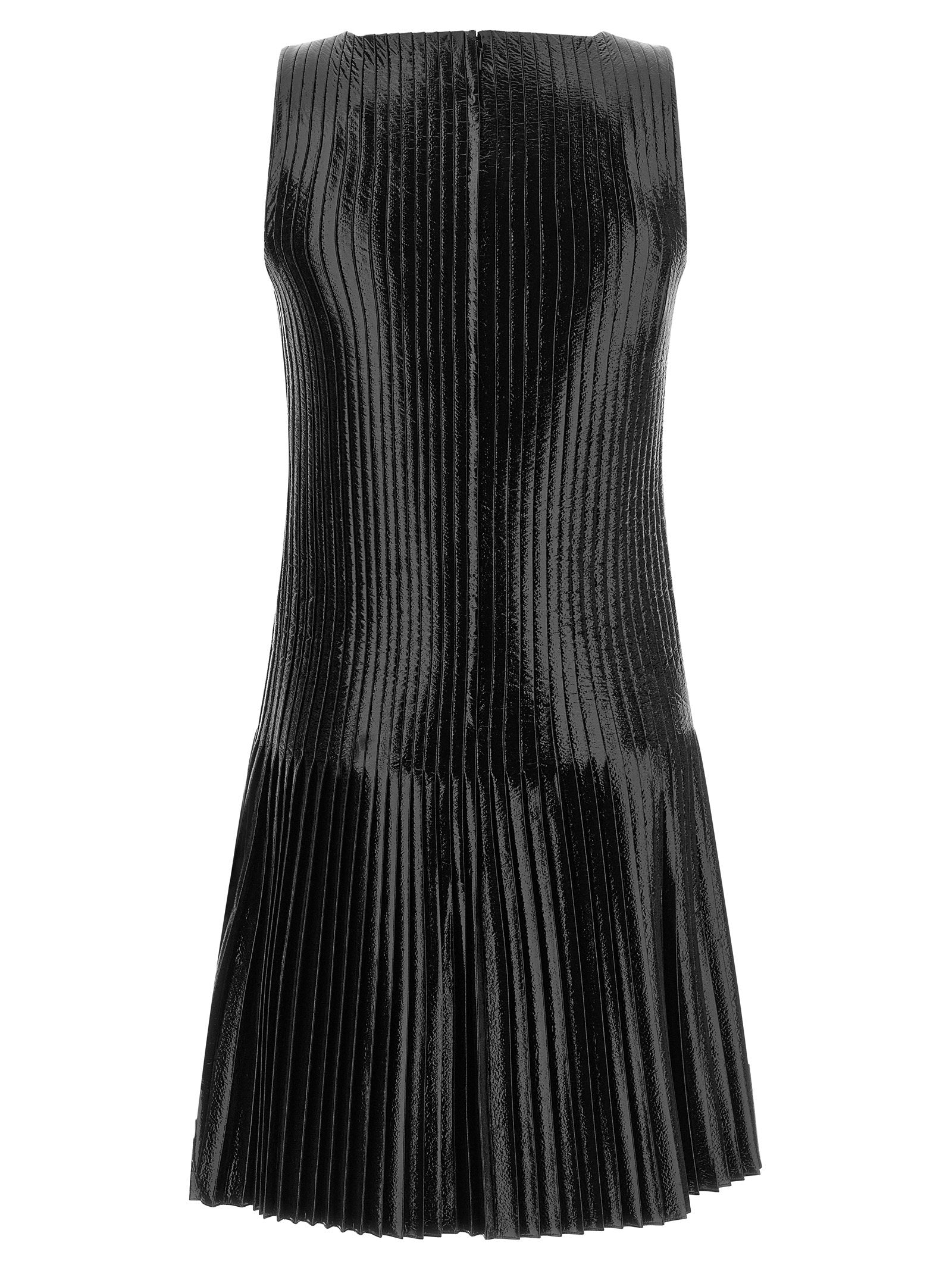 Courreges Vinyl Pleated Dress - view 2