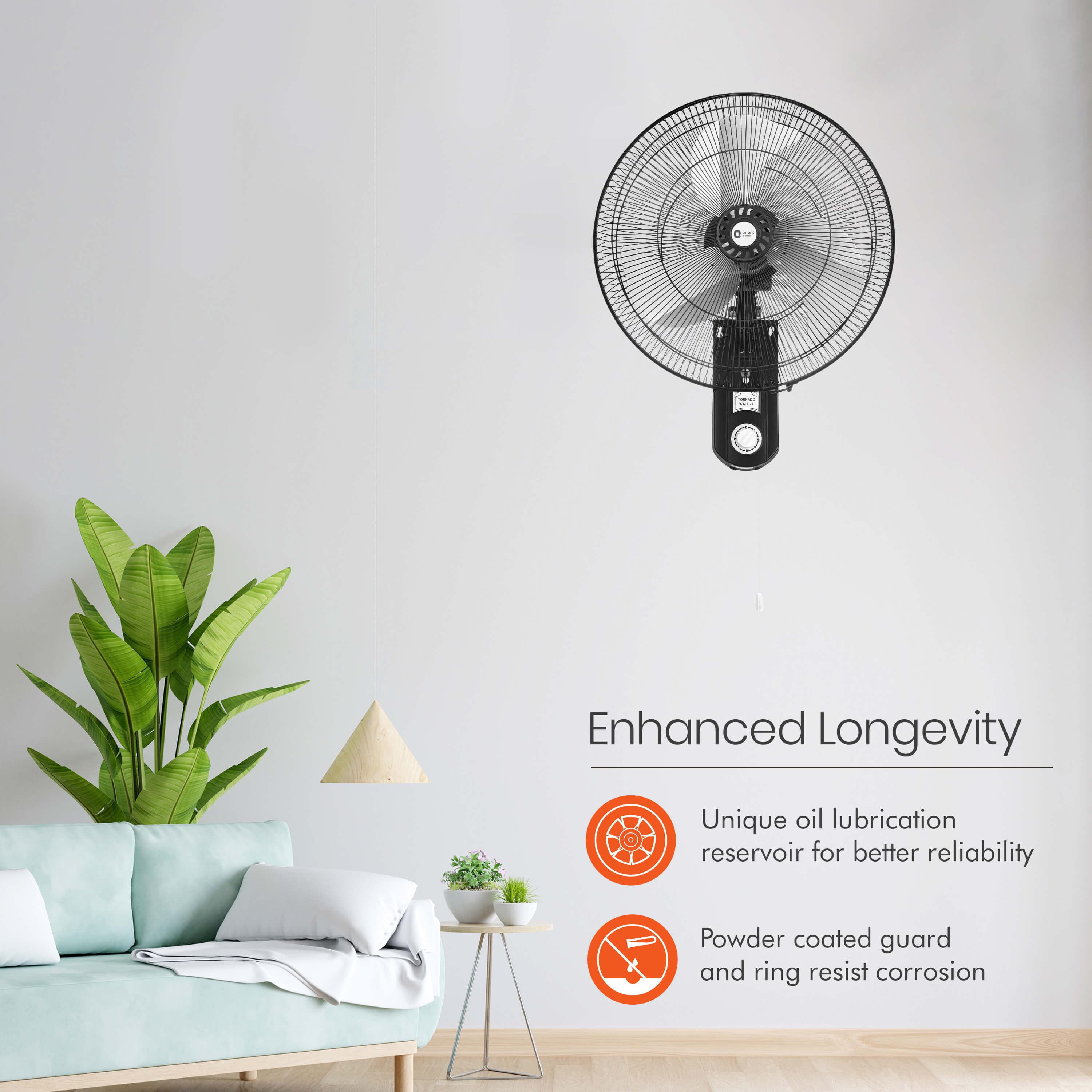 orientelectric Tornado Wall-II 450mm Wall Fan