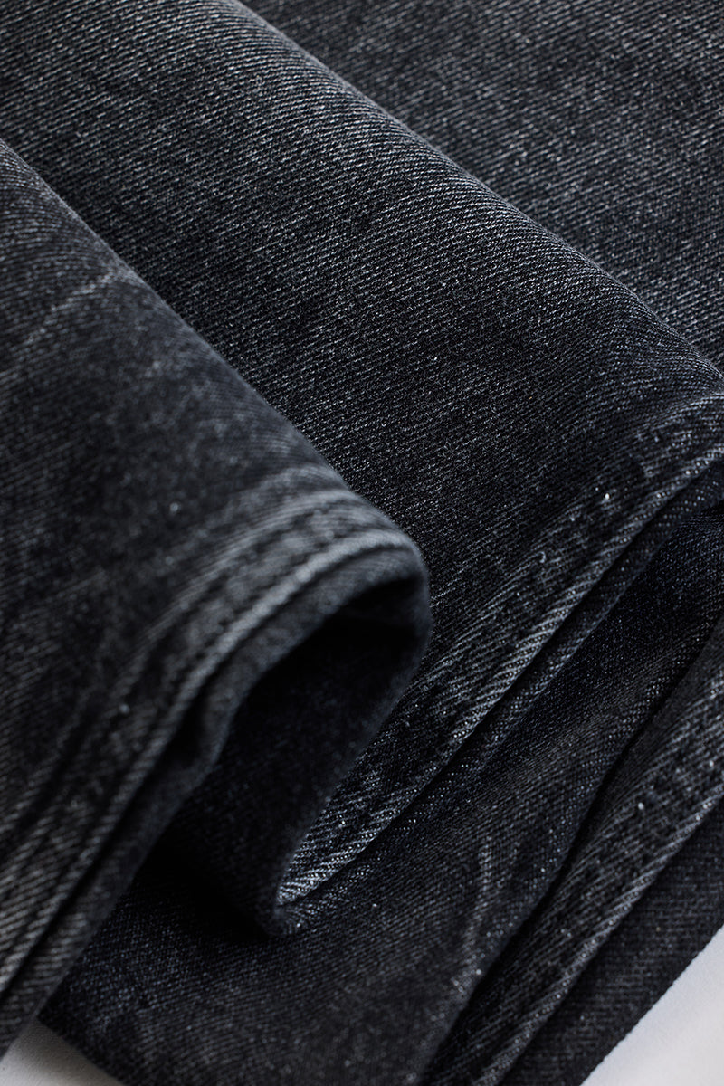 SNITCH Charcoal Grey Loose Fit Jeans - view 10