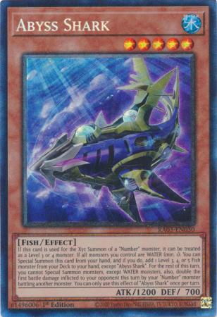 Yu-Gi-Oh! Abyss Shark - RA03-EN030 - Prismatic Collector's Rare - 1st Edition