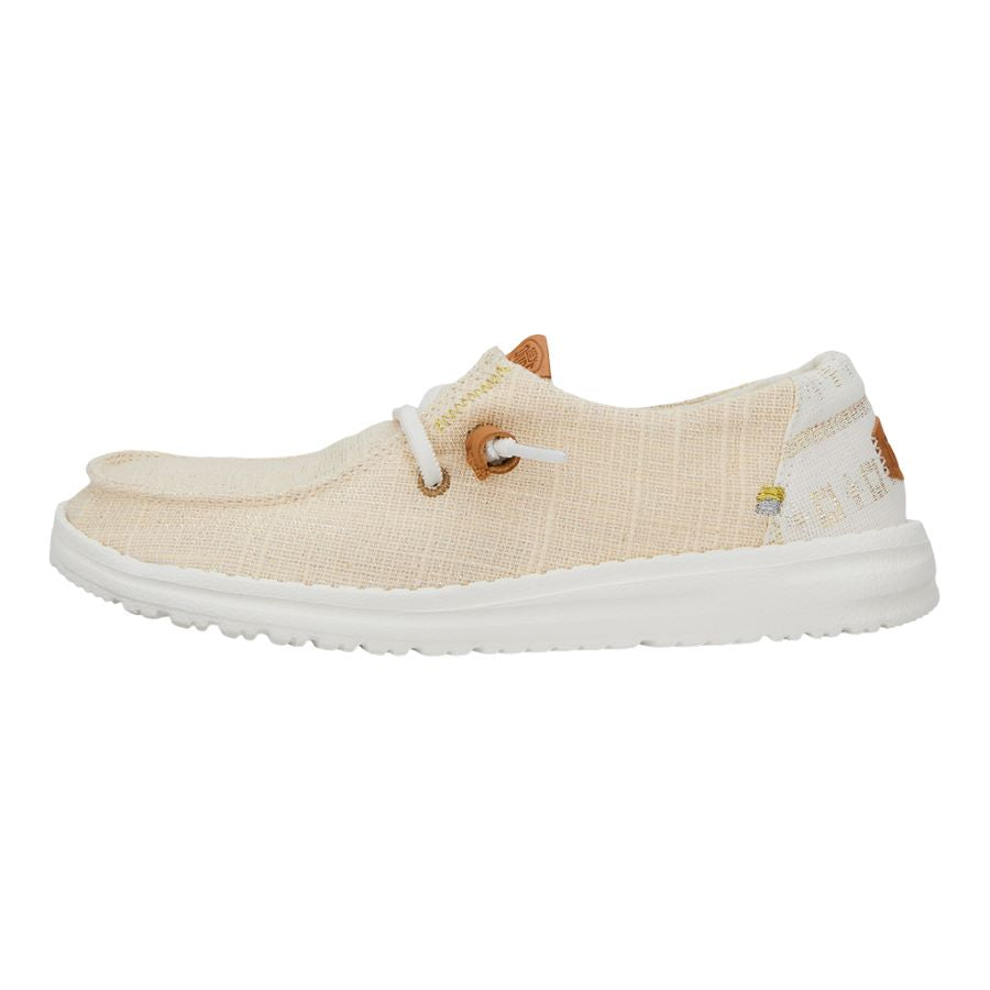 HEYDUDE shoes Wendy Slub Baja Stripe - Tan – Women's