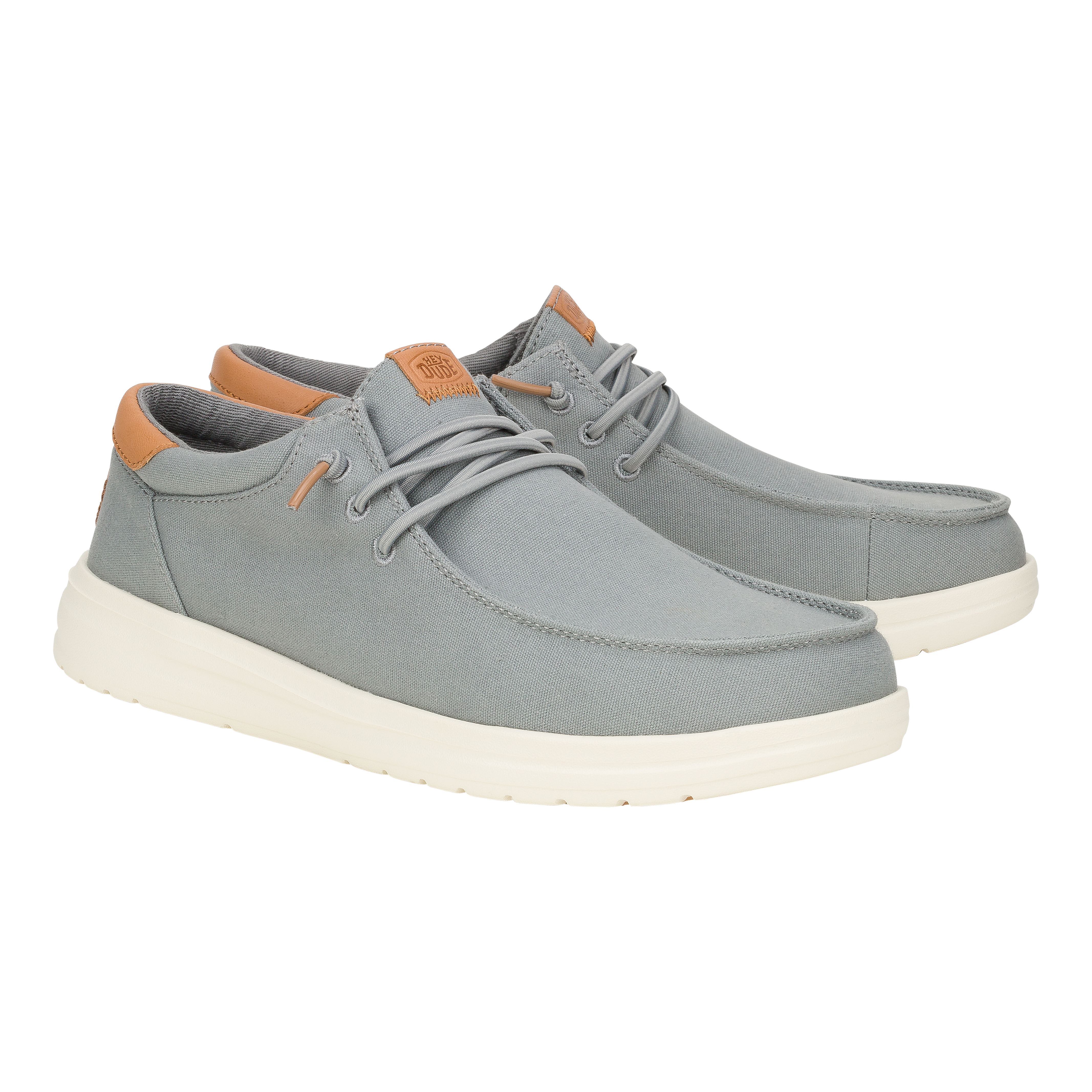 HEYDUDE shoes Paul Canvas - Monument Grey – Men's - view 2