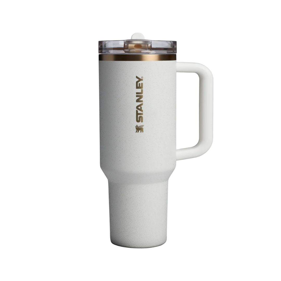 HYPE ELIXIR Stanley Quencher ProTour Flip Straw Tumbler | 40 OZ Cream Moon