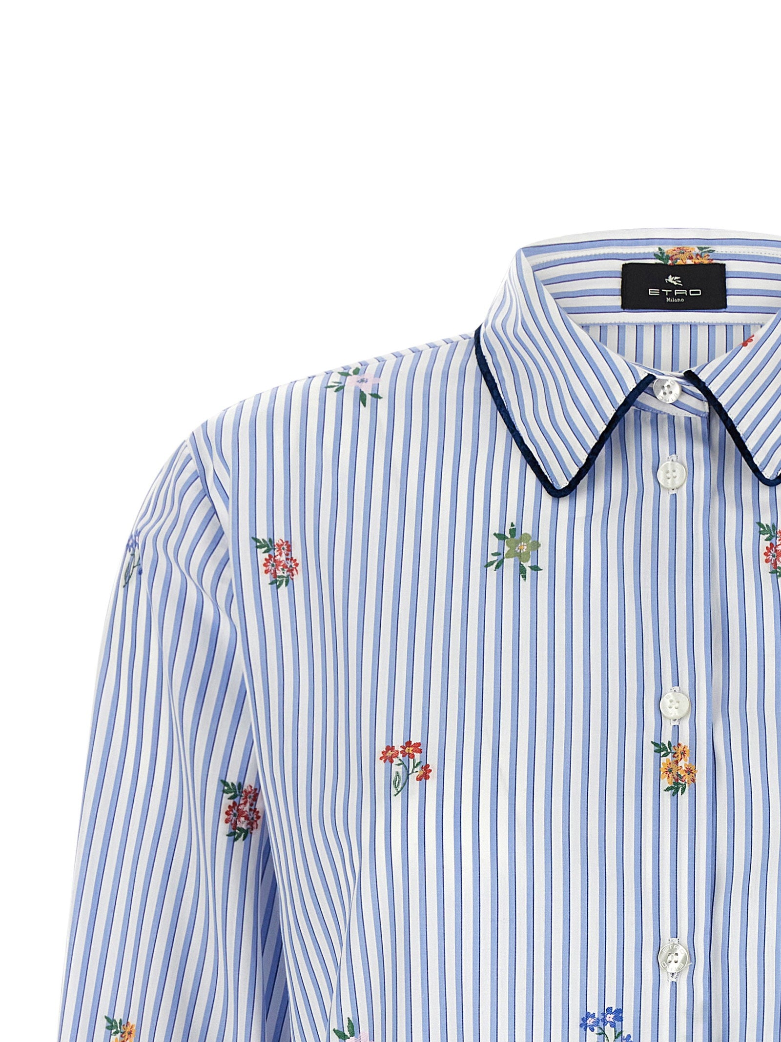 Etro Floral Embroidery Shirt – 100% cotton - view 3