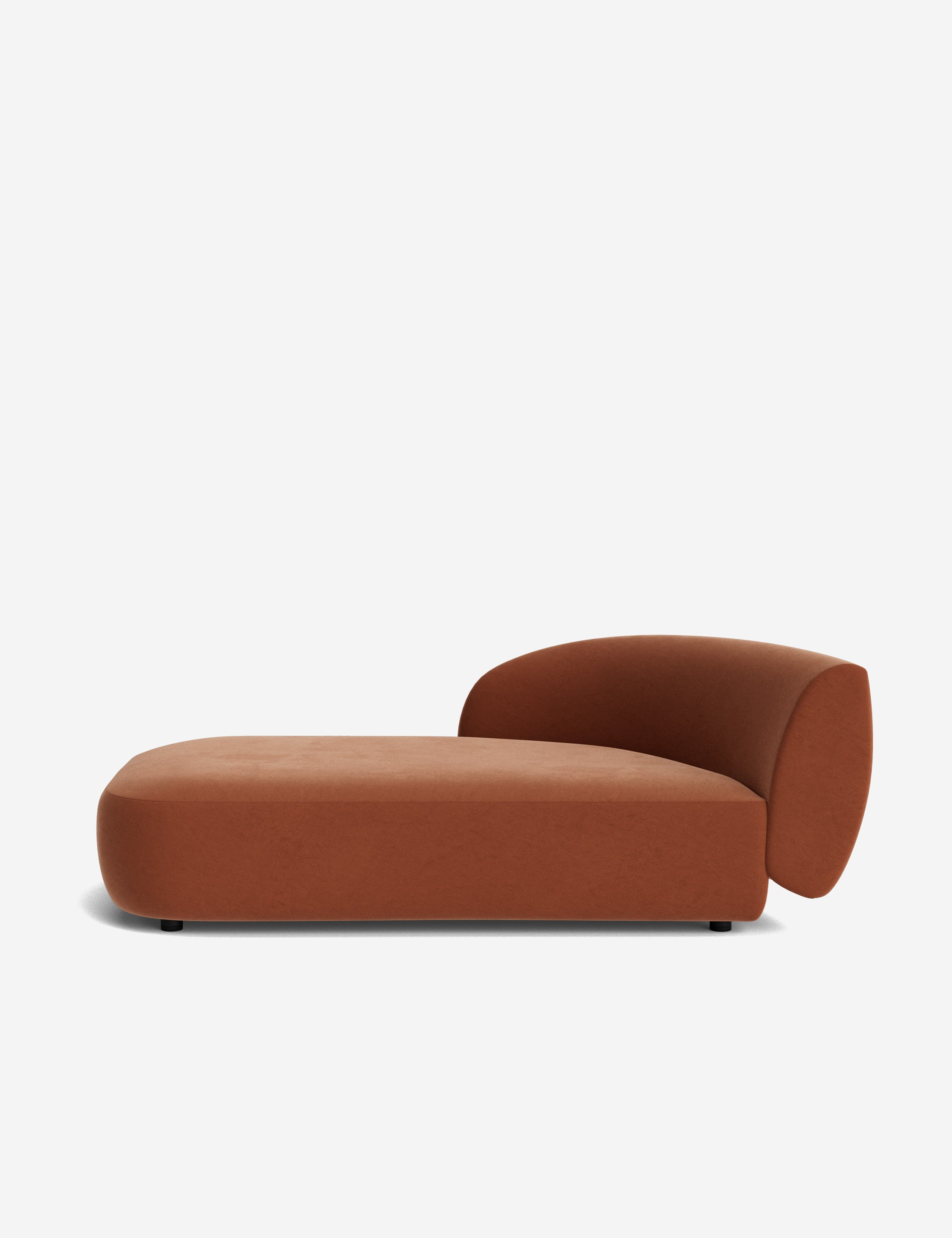 Lulu and Georgia Claret Modular Left Chaise - view 43