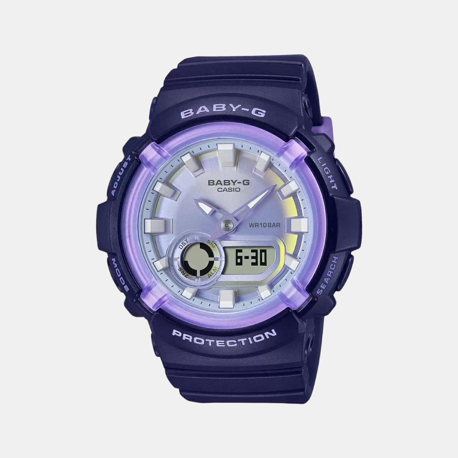 Casio Baby-G Women Quartz Blue Dial Analog-Digital Resin Watch B221
