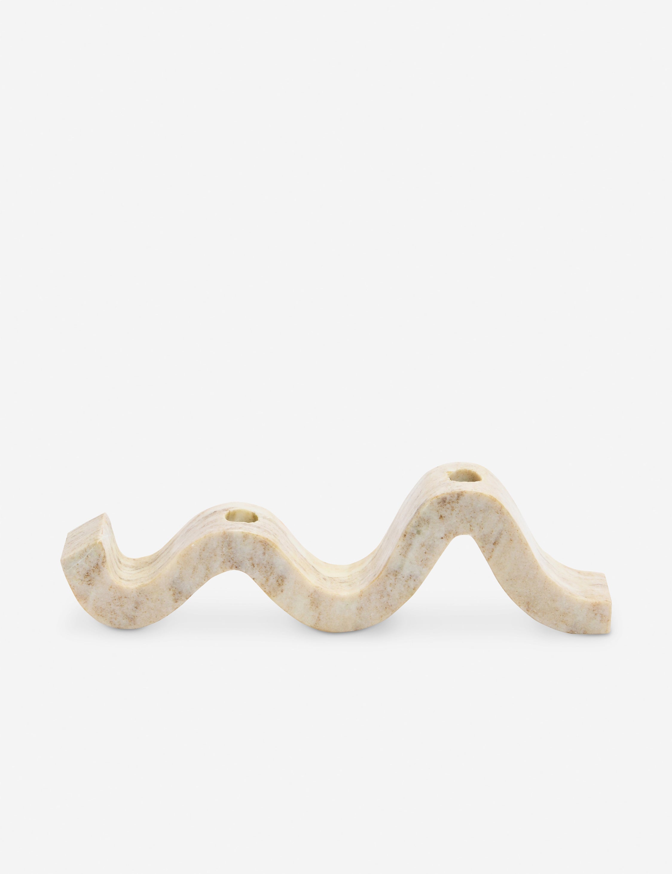 Lulu and Georgia Dylani Double Candle Holder – Natural - view 3