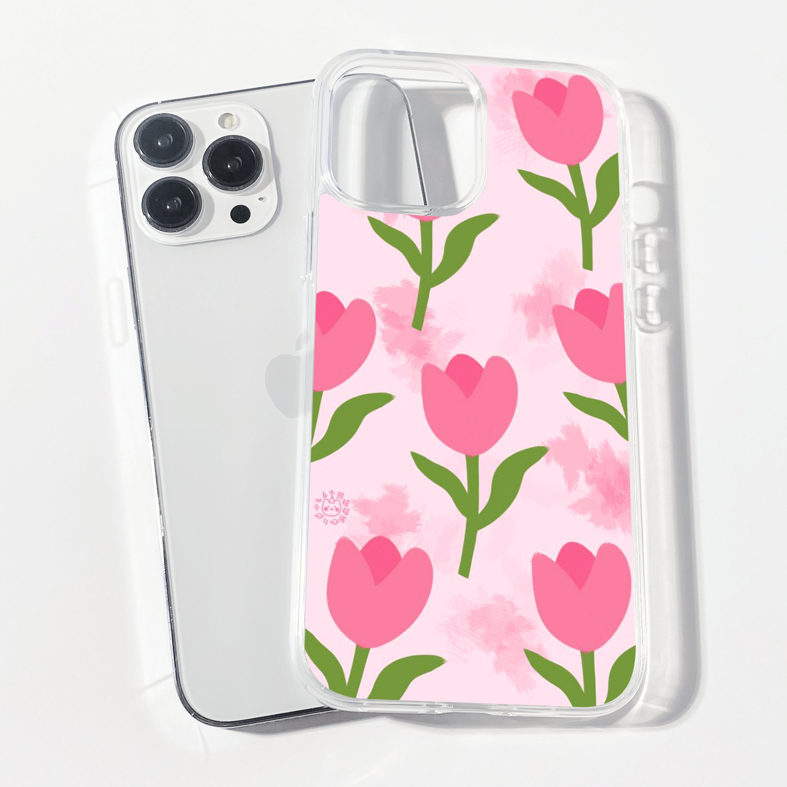 Casebasket Celestial Lily Clear Silicone Phone Cover