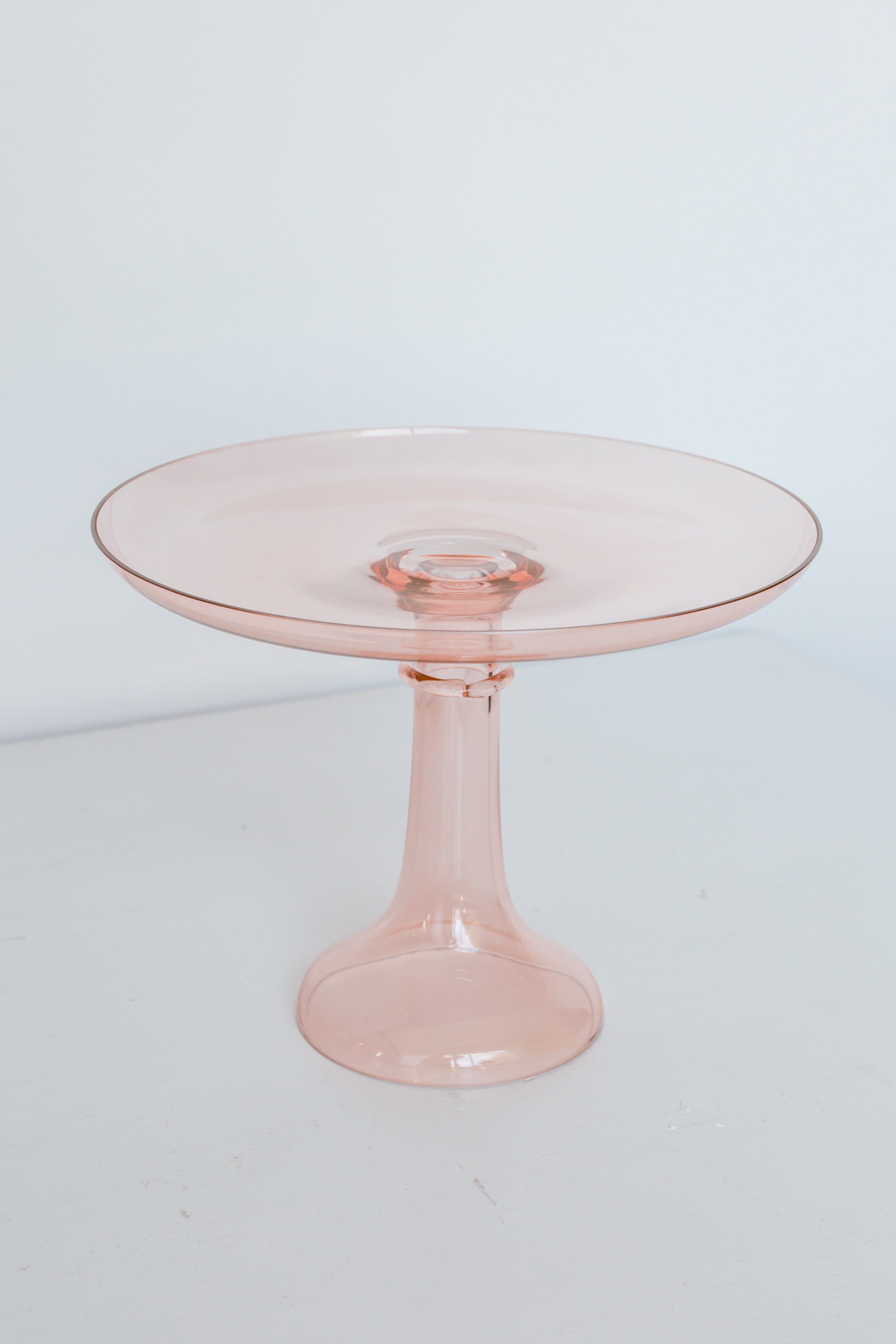 Estelle Colored Glass Estelle Cake Stand {Blush Pink} - view 2