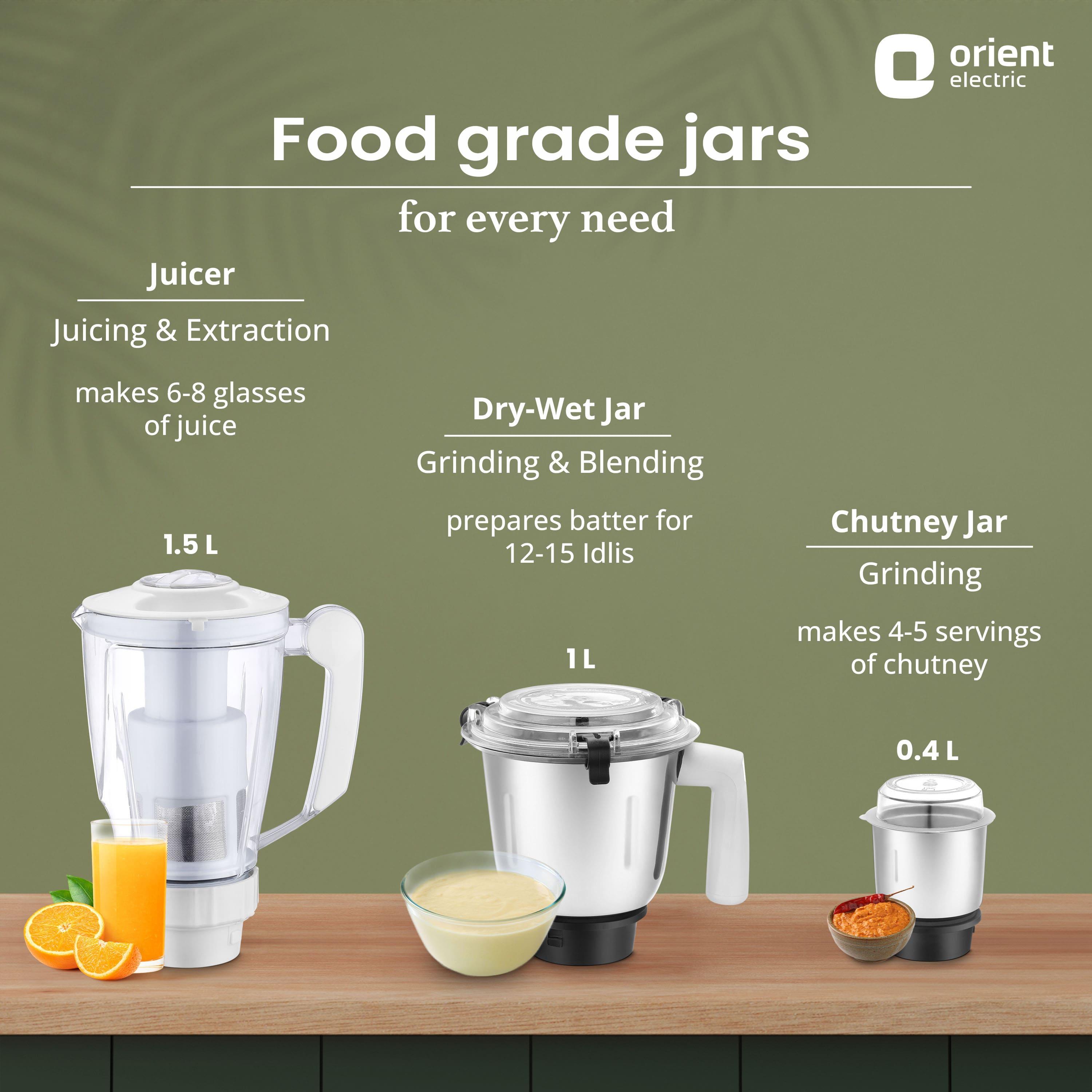 Orient Electric Chefspecial Kitchen Genie Food Processor - view 6