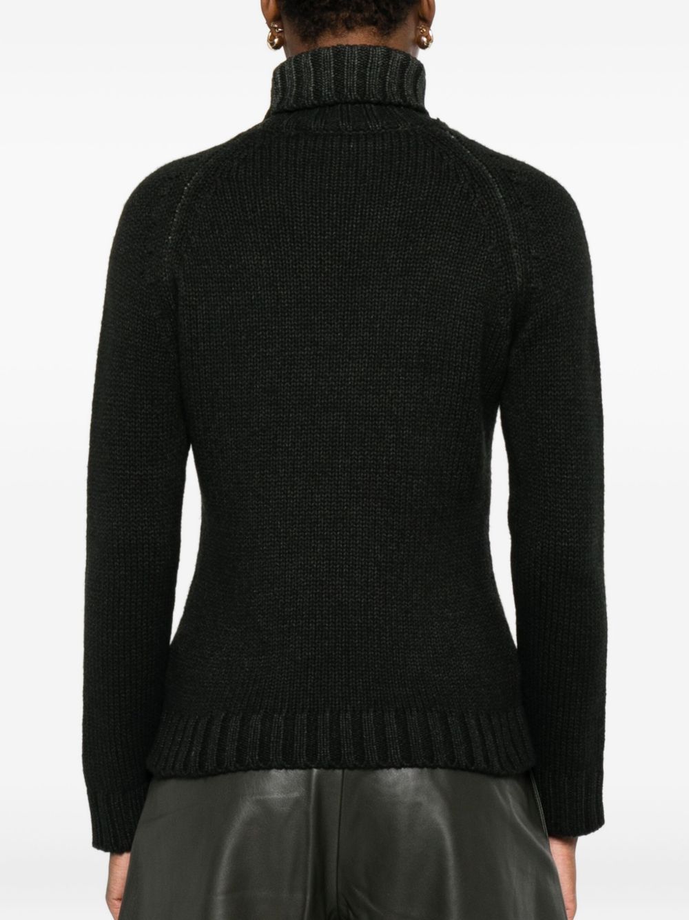 Base Wool turtle-neck jumper - view 2