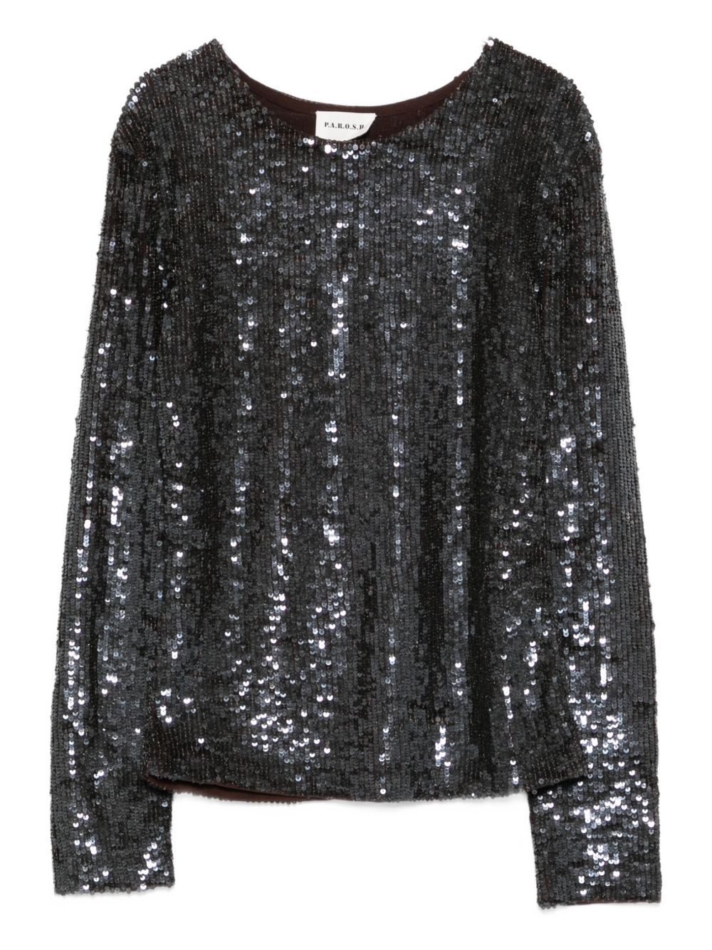 P a r – P.A.R.O.S.H. Sequined top – Viscose 100%