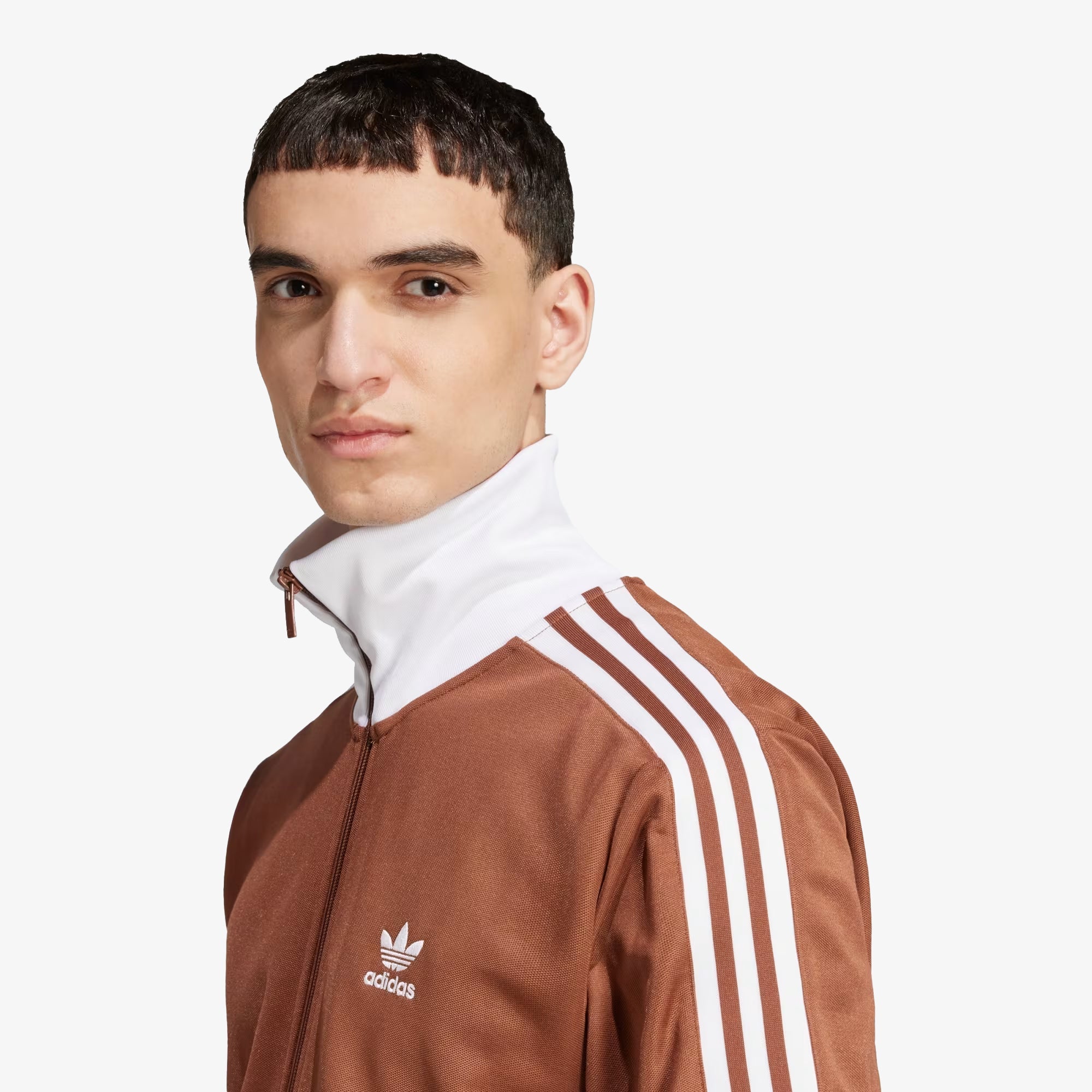 Adidas Originals | Adicolor Classics Beckenbauer Track Top { Preloved Brown - view 4
