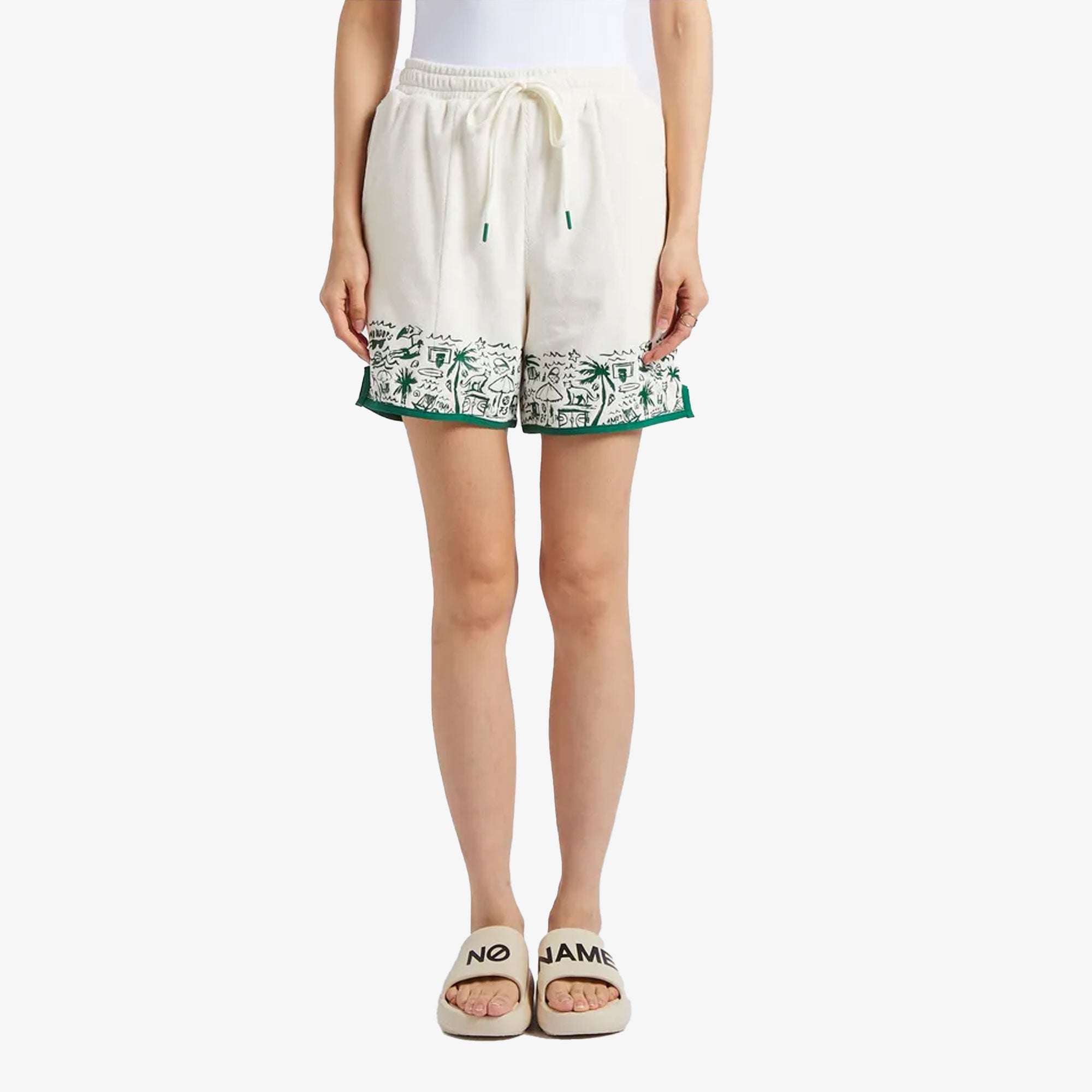 Puma | The Fairgrounds Terry Basketball Shorts { Frosted Lvory