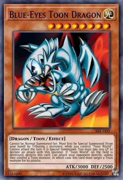 Yu-Gi-Oh! Blue-Eyes Toon Dragon - LCYW-EN103 - Rare - 1st Edition