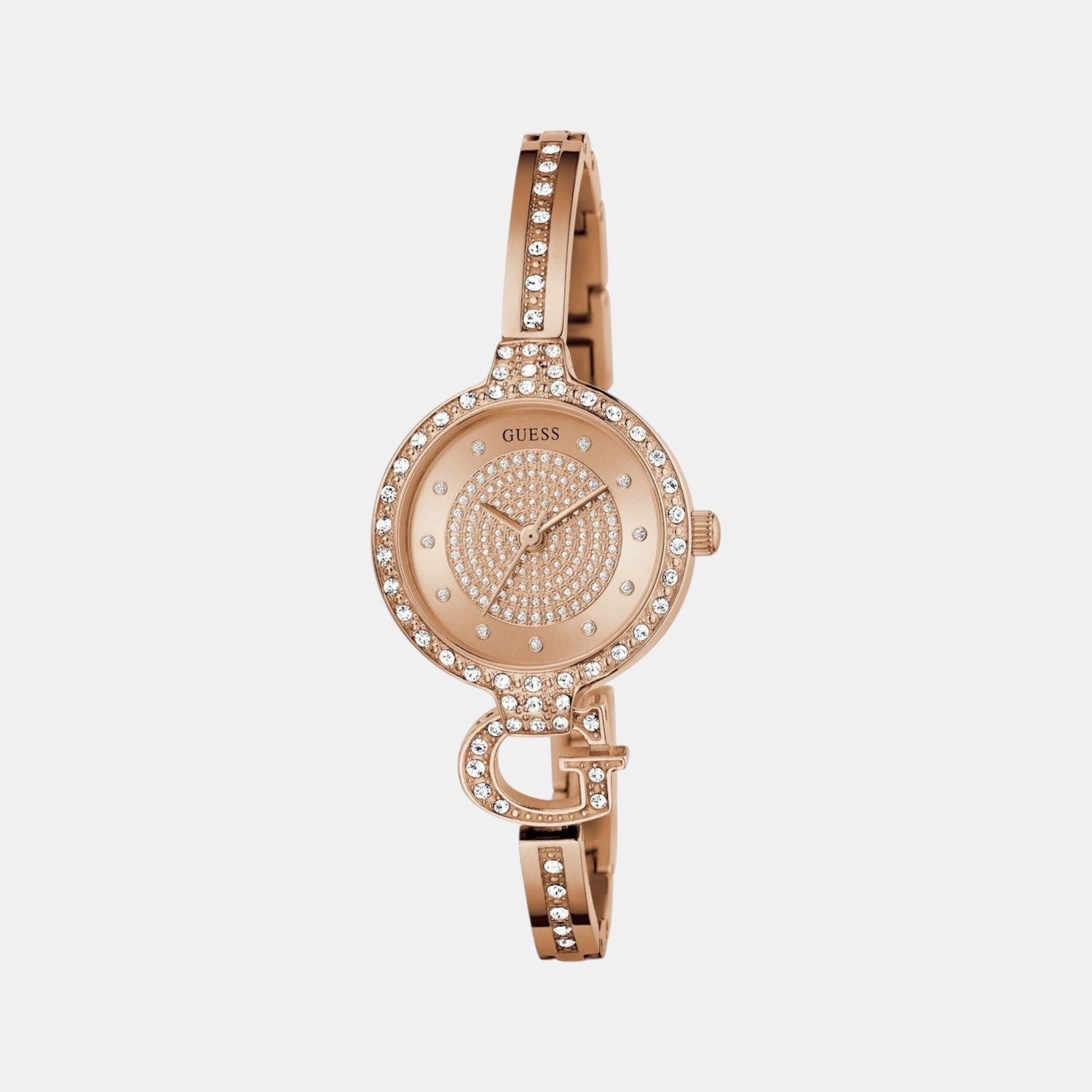 Guess Giselle Women Quartz Rose Gold Dial Analog Recycled Steel Watch GW0929L3 - view 2