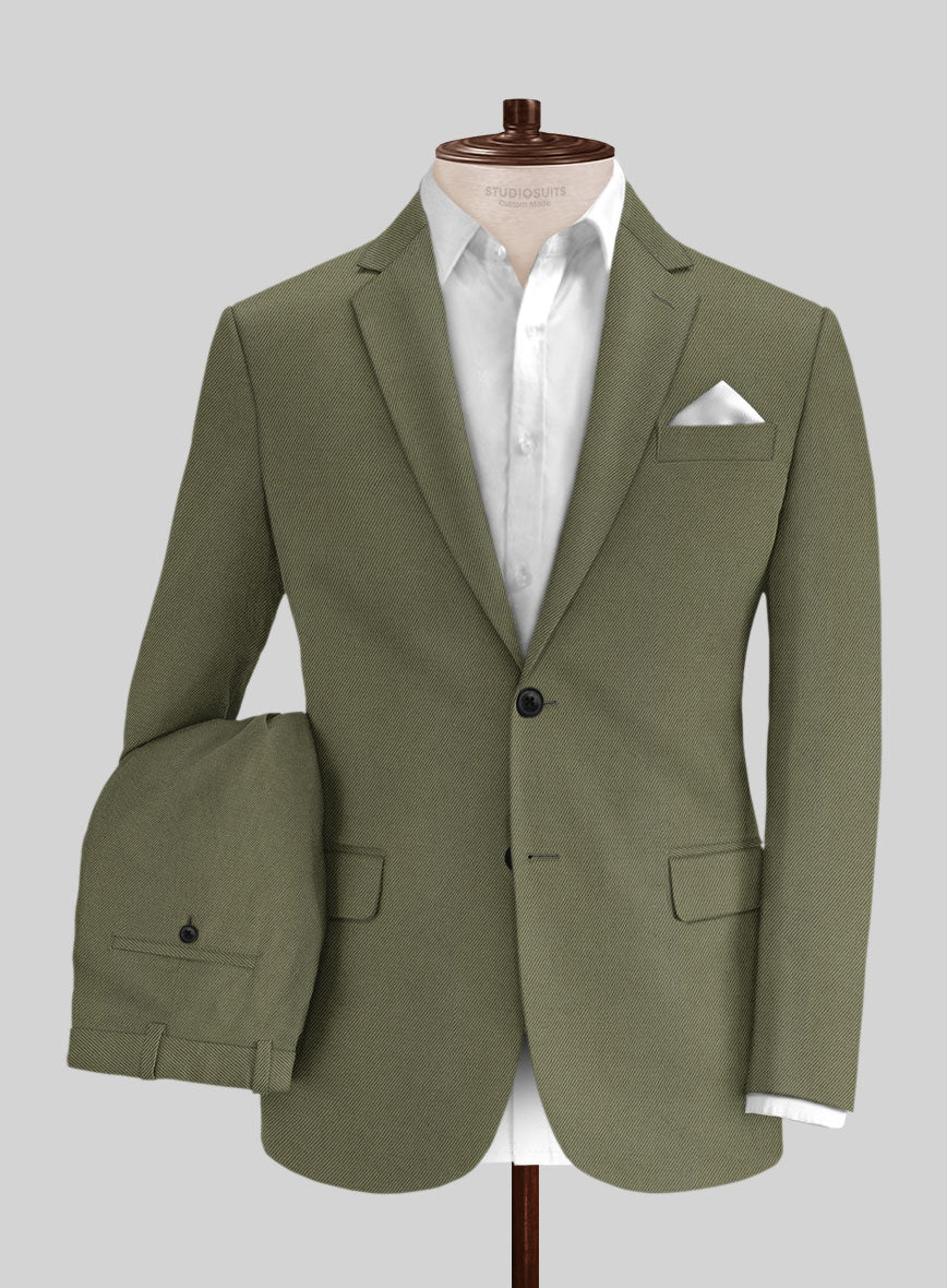 StudioSuits Italian Cotton Lycra Texura Suit - view 2