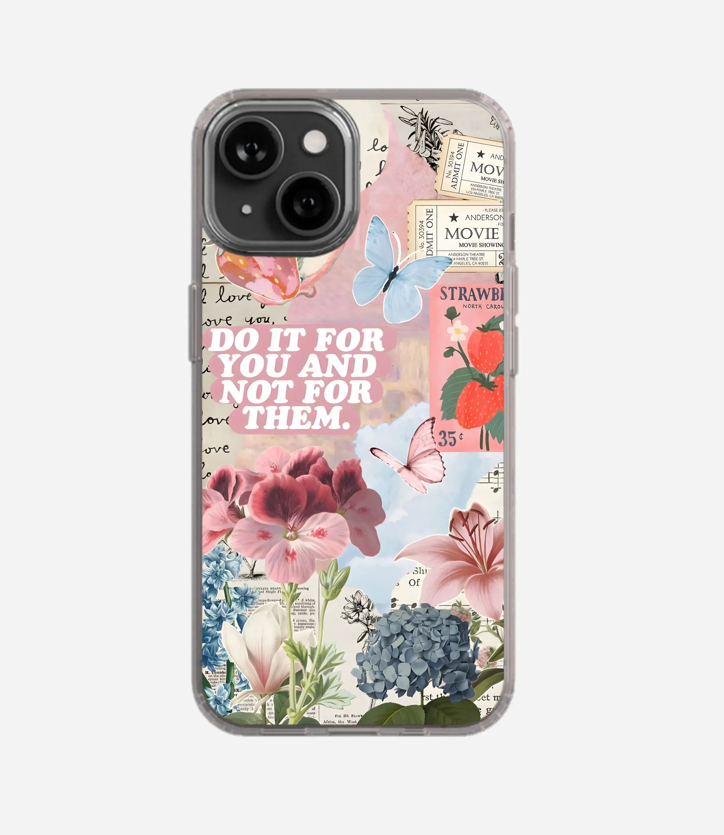 The Case Company Periwinkle Butterfly Silicone Case