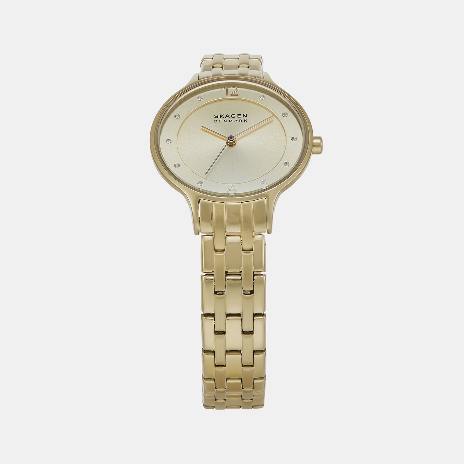 Skagen Anita Lille Women Quartz Gold Dial Analog Stainless Steel Watch SKW3127 - view 2