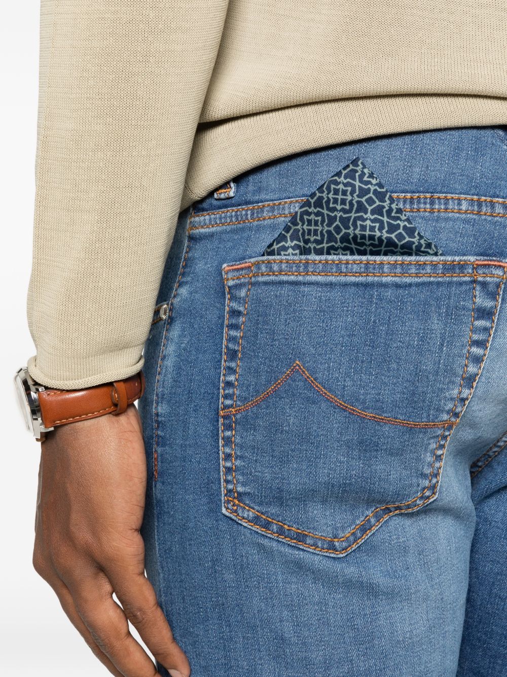 Jacob Cohen Slim fit denim jeans - view 2