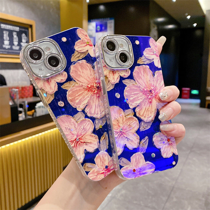 Peeperly Chic Floral Fantasy Phone Case – No Color