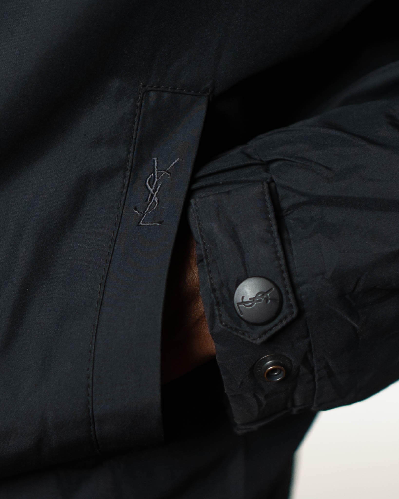YSL Yves Saint Laurent Twill Teddy Jacket - view 6