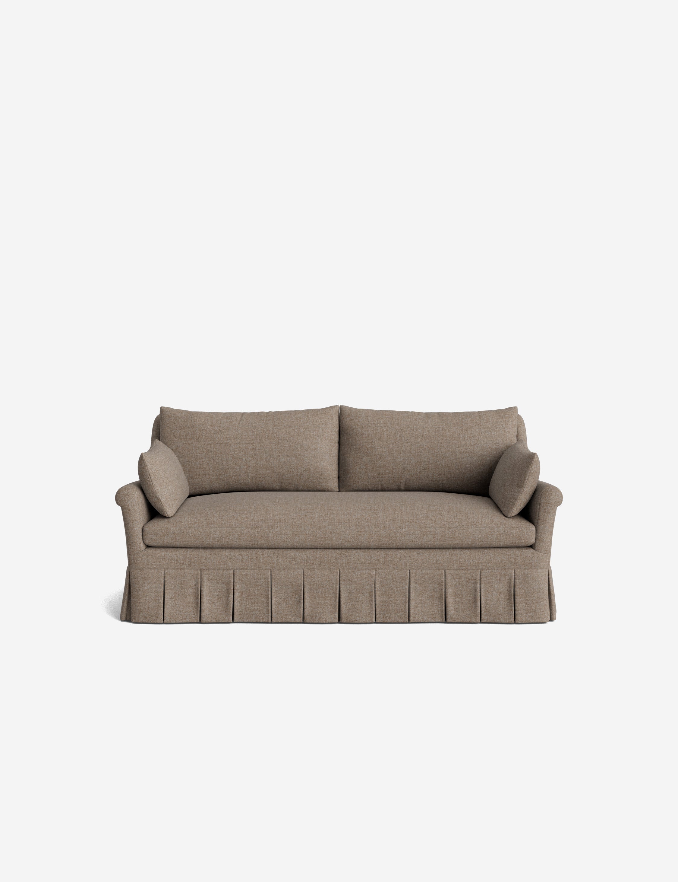 Lulu and Georgia Portola Rolled Arm Pleated Sofa - view 76