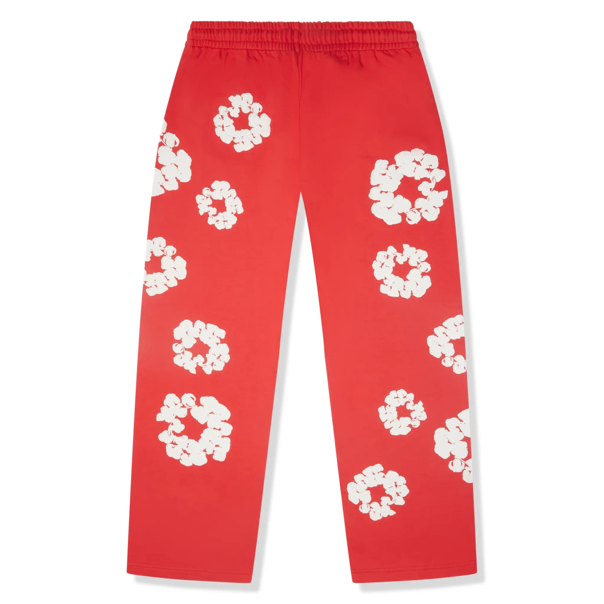 Denim Tears The Cotton Wreath Baggy Red Sweatpants - view 2