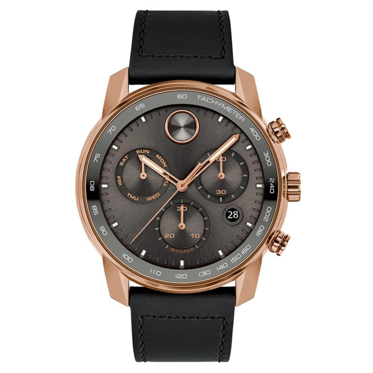 Movado Bold Verso Gunmetal Dial Men 44mm - view 4