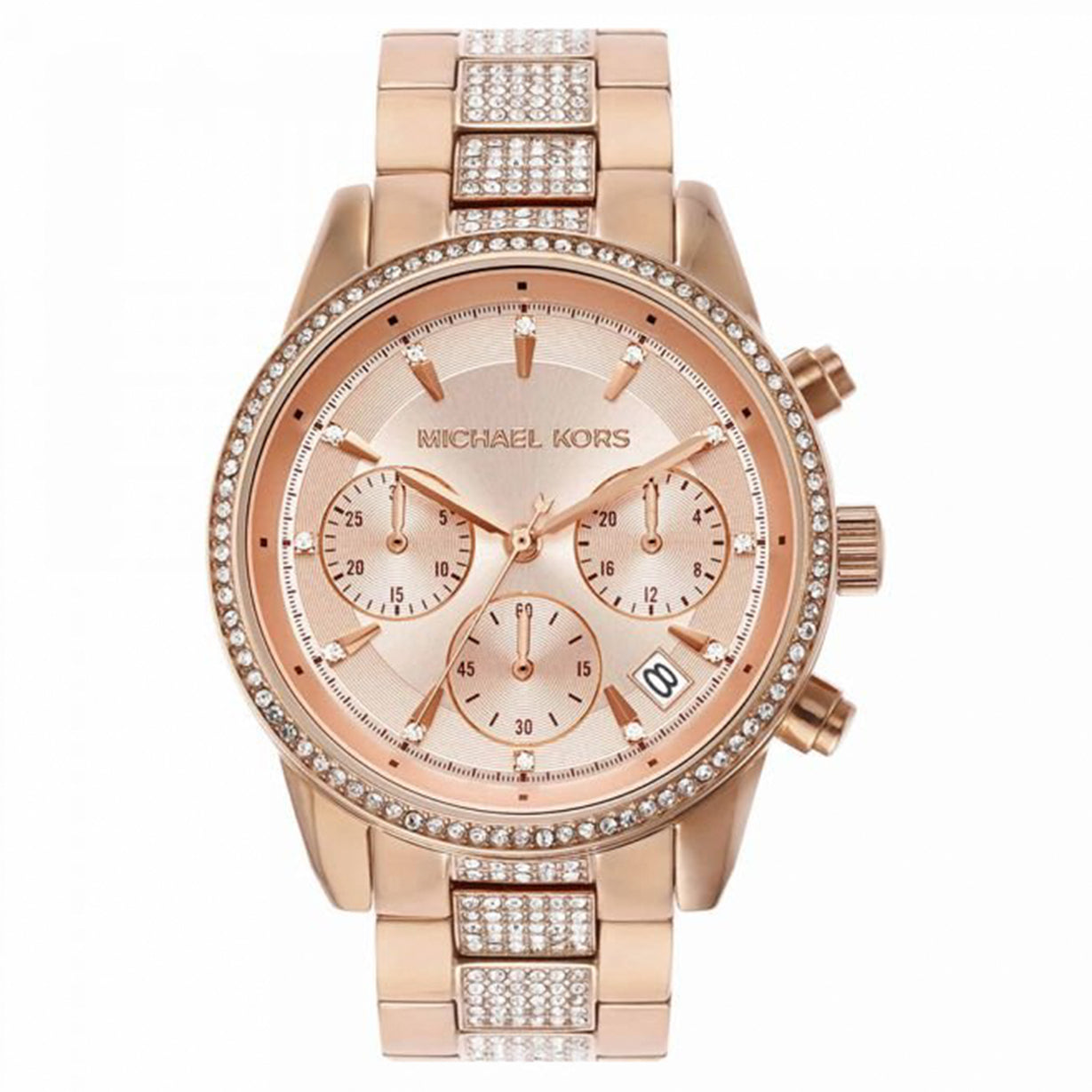 Michael Kors Bryant Rose Gold Dial Women 37mm - view 4