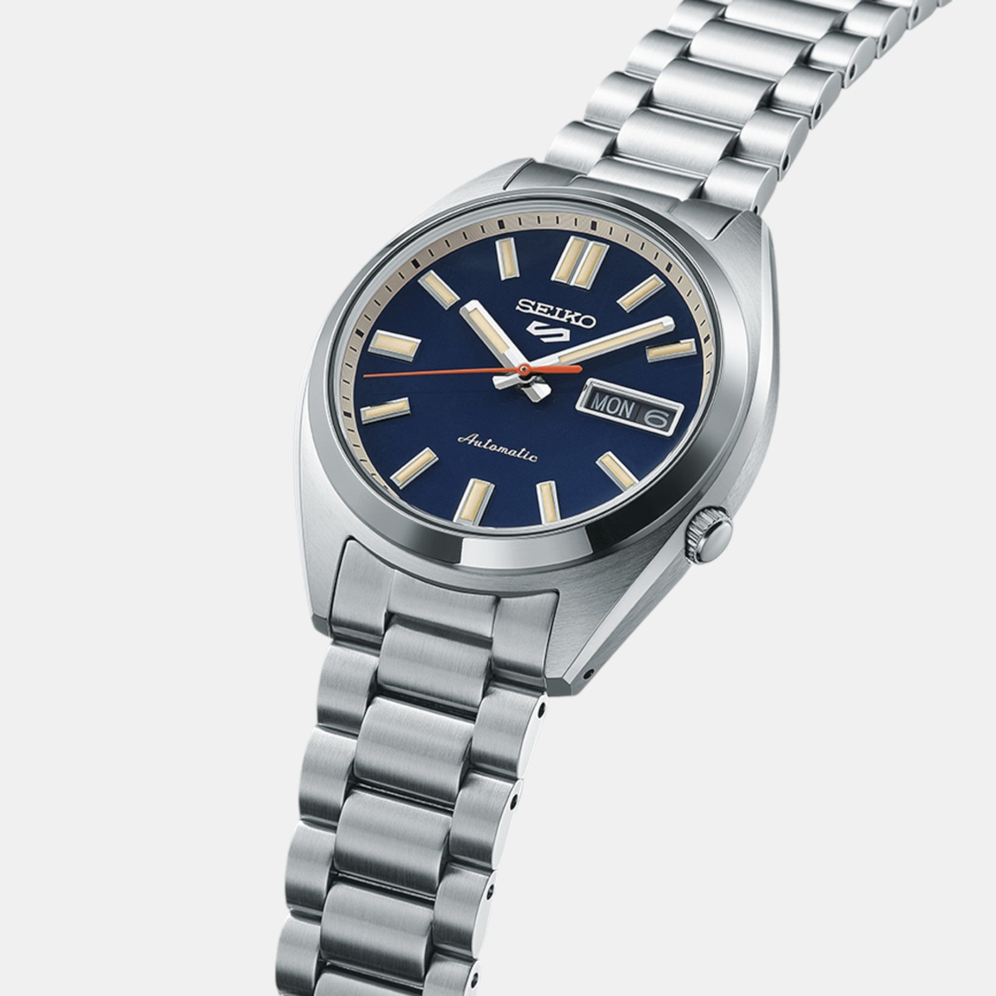 Seiko 5 Sports Men Automatic Blue Dial Analog Stainless Steel Watch SRPK87K1 - view 3