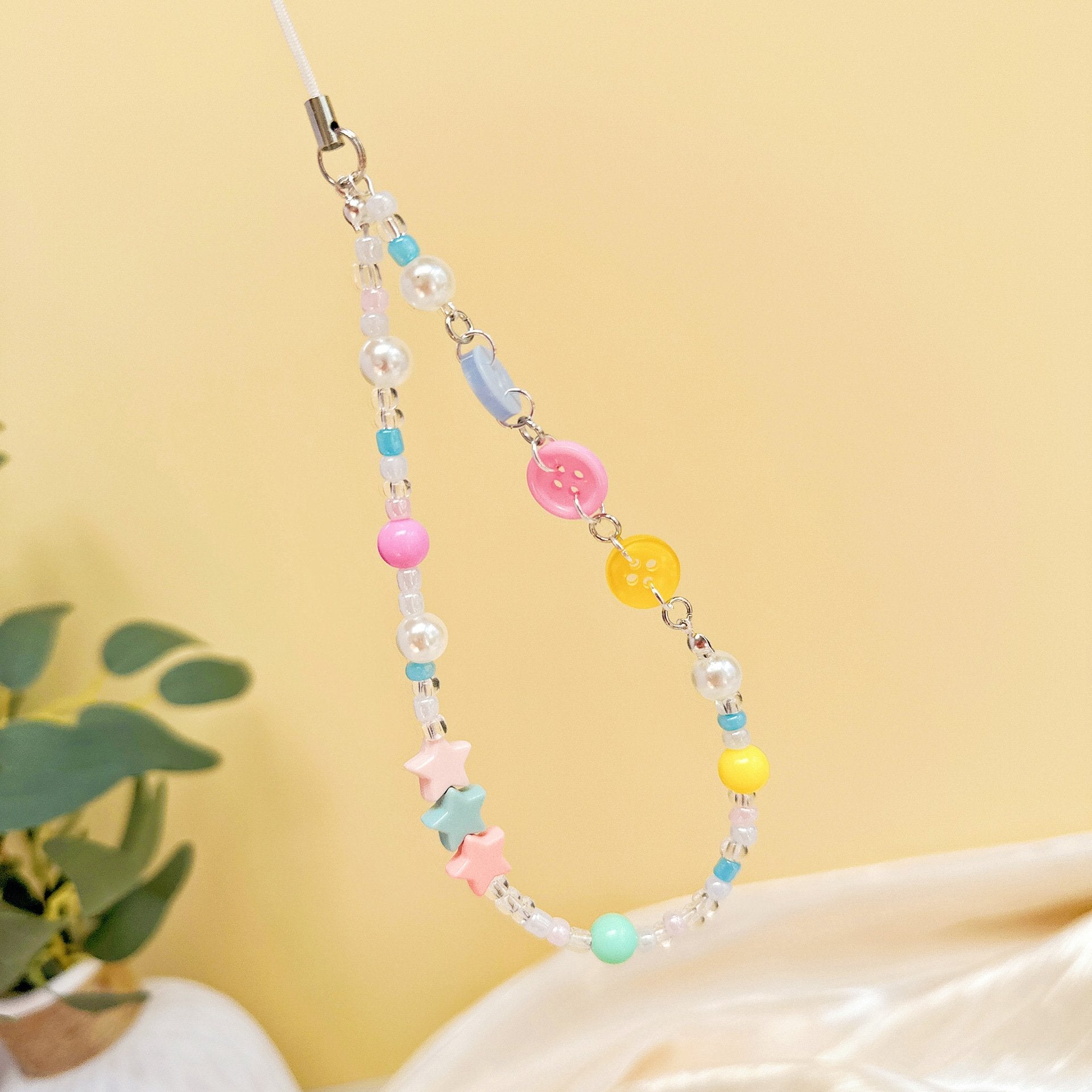 Peeperly Starry Candy Button Phone Charm – No Color