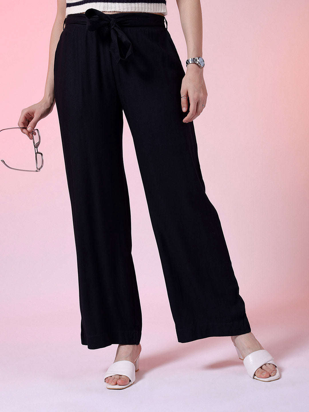 Freehand By The Indian Garage Co Women Solid Trouser