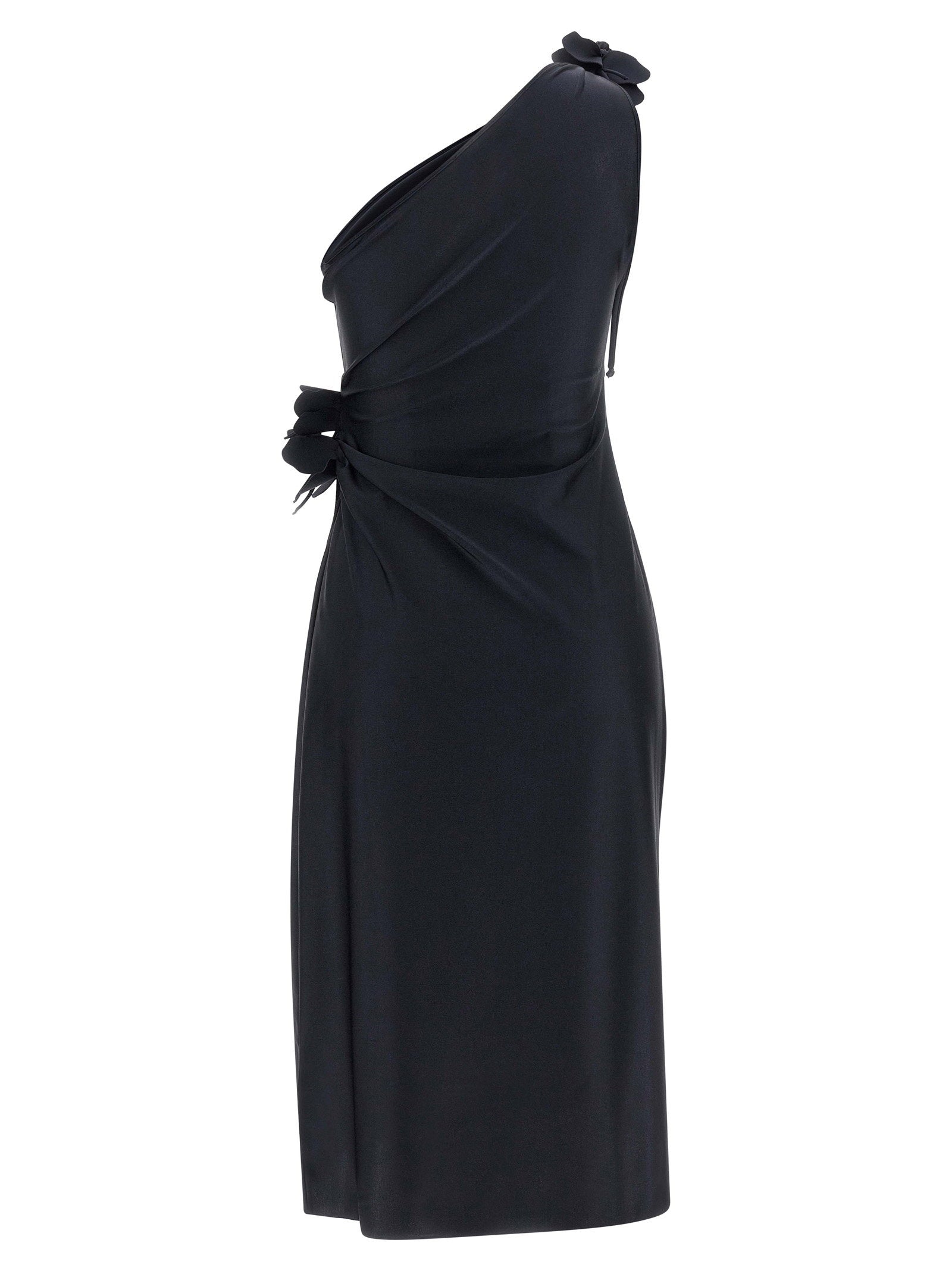 Coperni Asymmetric Mini Flower Dress - view 2