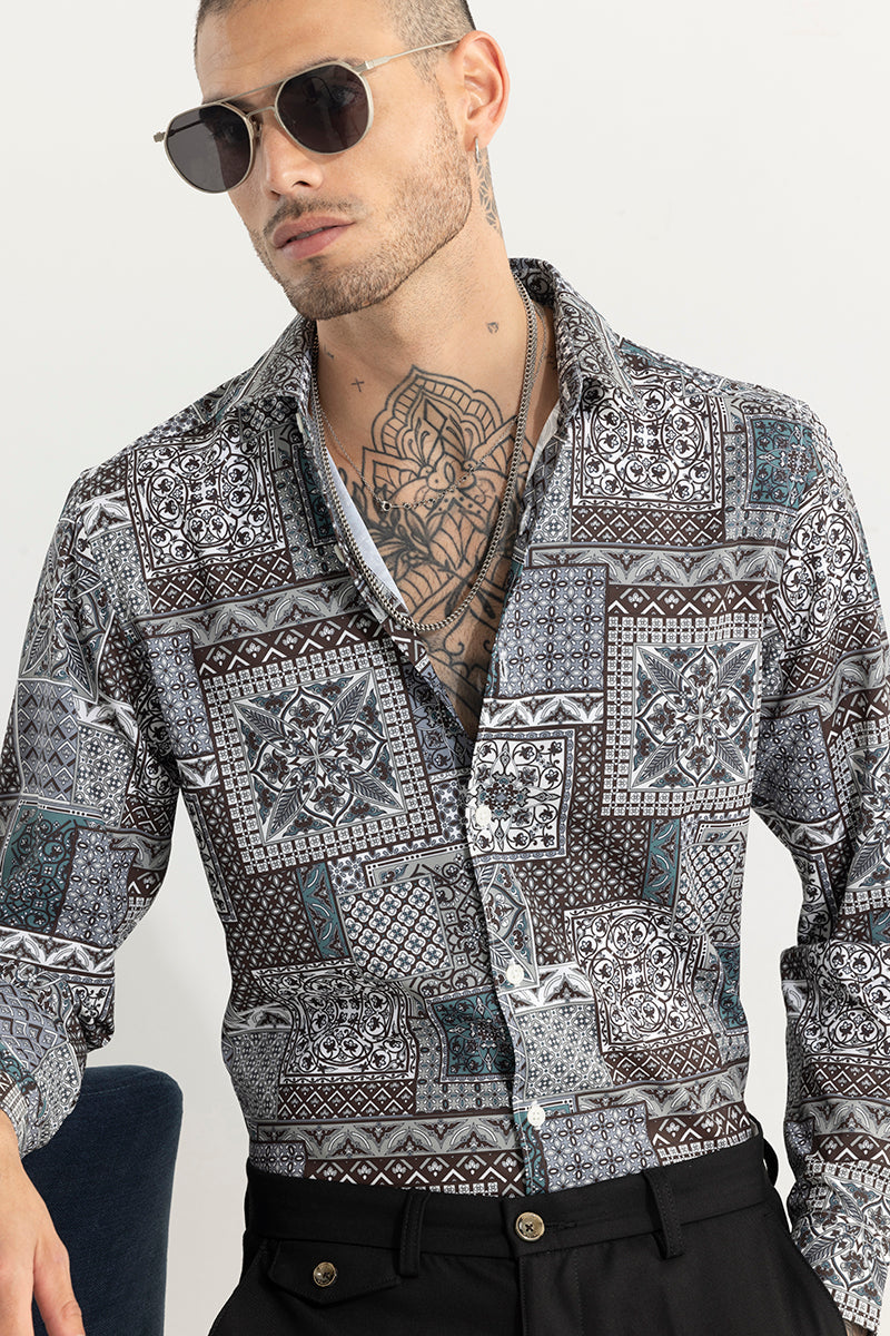 SNITCH SpectrumSculpt Dark Grey Shirt - view 4
