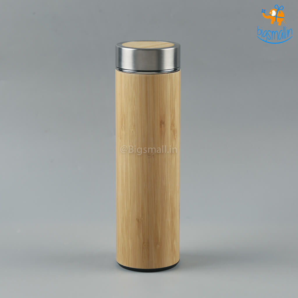 Anmol Enterprises Stainless Steel Bamboo Bottle