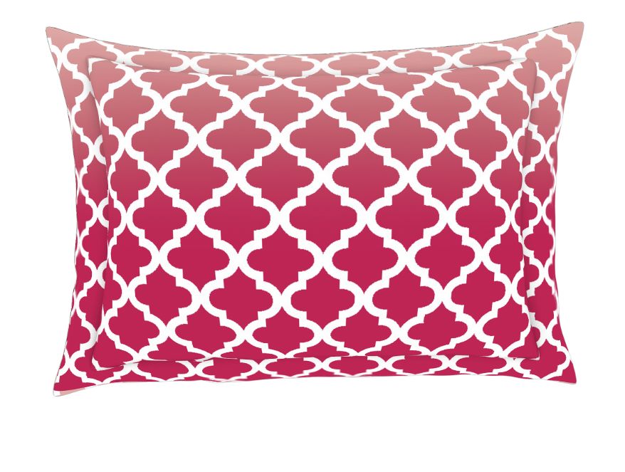 Spaces India Floral Pink 100% Cotton Queen Fitted Sheet - Atrium By Spaces - view 5