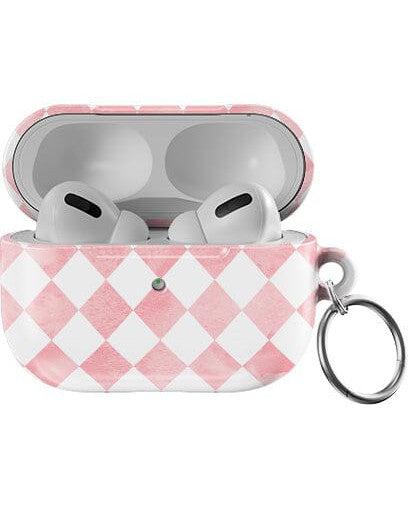 Casetry Queen of Diamonds | Pink Watercolor AirPods Case - view 6