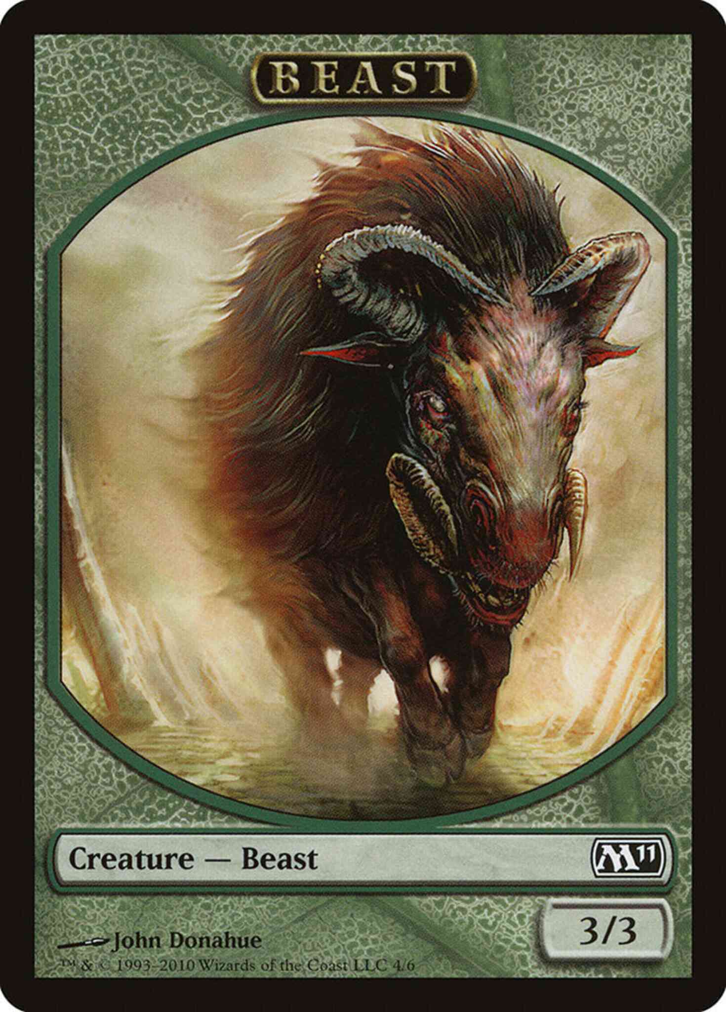 Token 04 magic – Beast Token [04] [Magic 2011 Tokens] [Non-Foil]