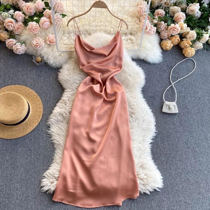 Alamode By Akanksha Clara Luxury Satin Dress