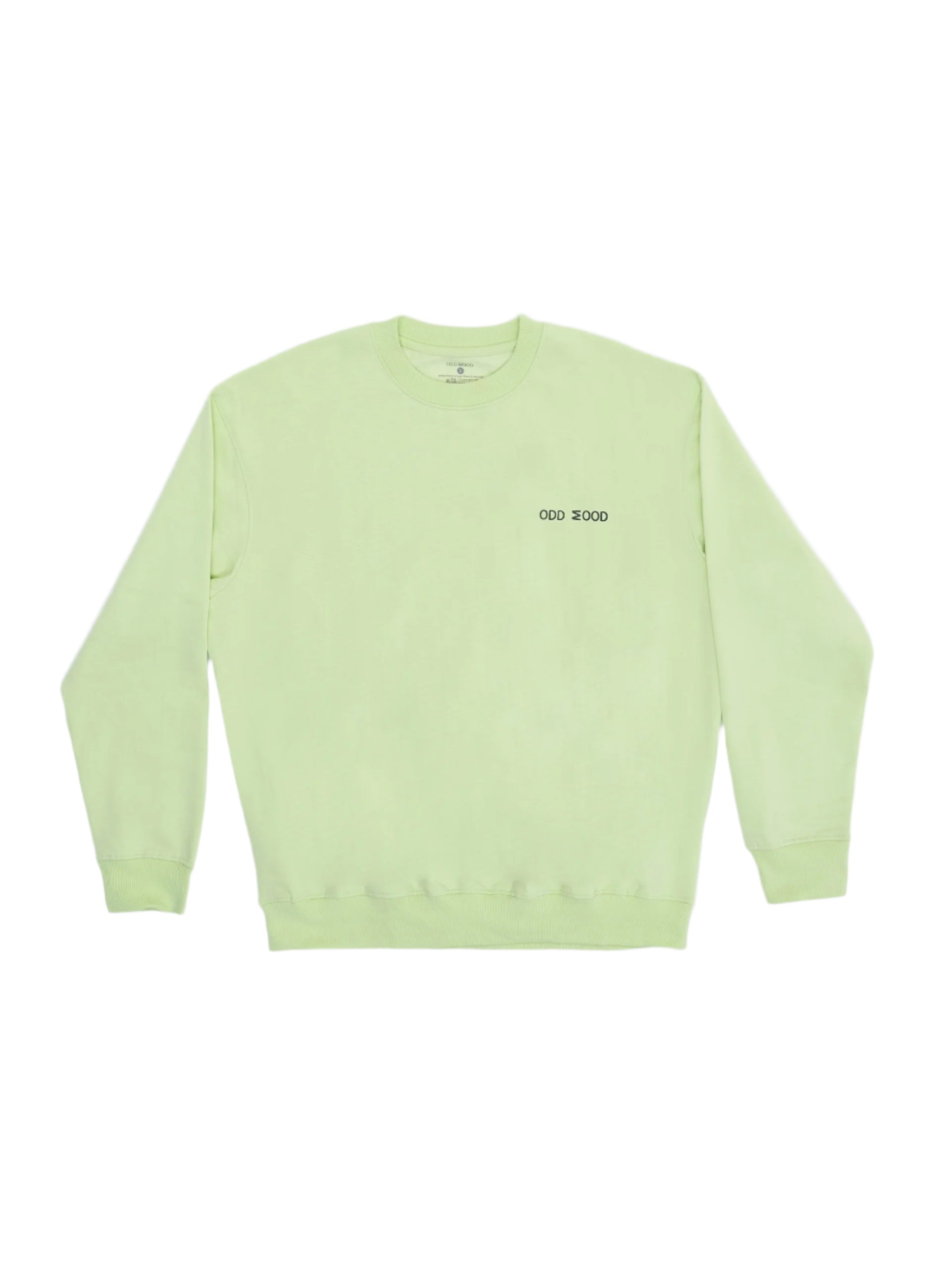 Odd Mood Smiley Sweatshirt – LIME - view 2