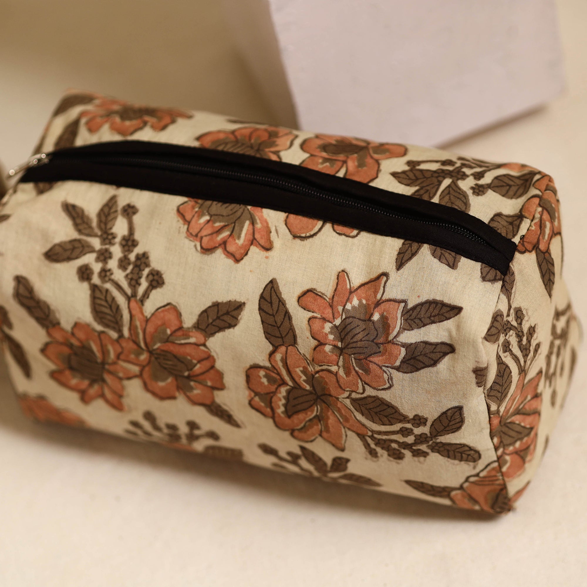 NOORI BAZAR Brown - Handmade Cotton Toiletry Bags (Set of 3) 13 - view 4