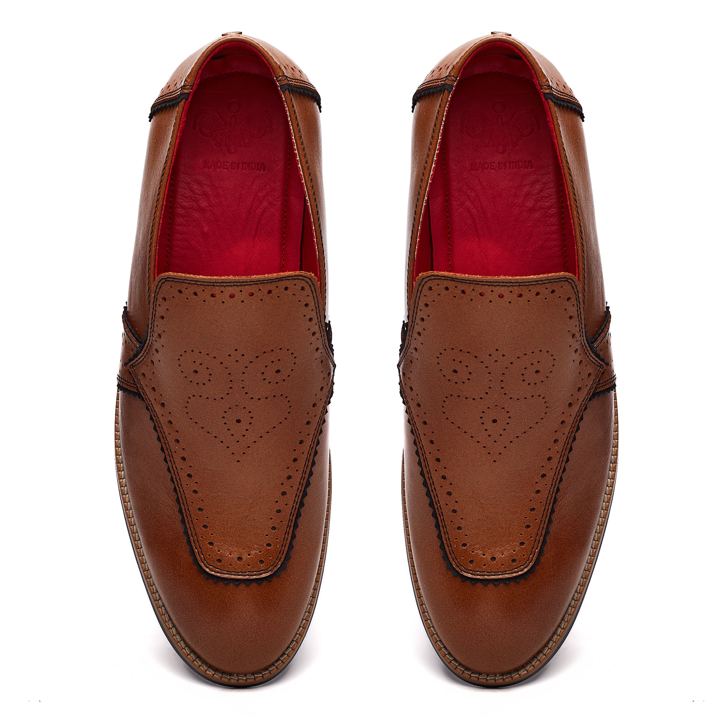 Banjaaran Studio Wazir Loafers Men – Cedar - view 2
