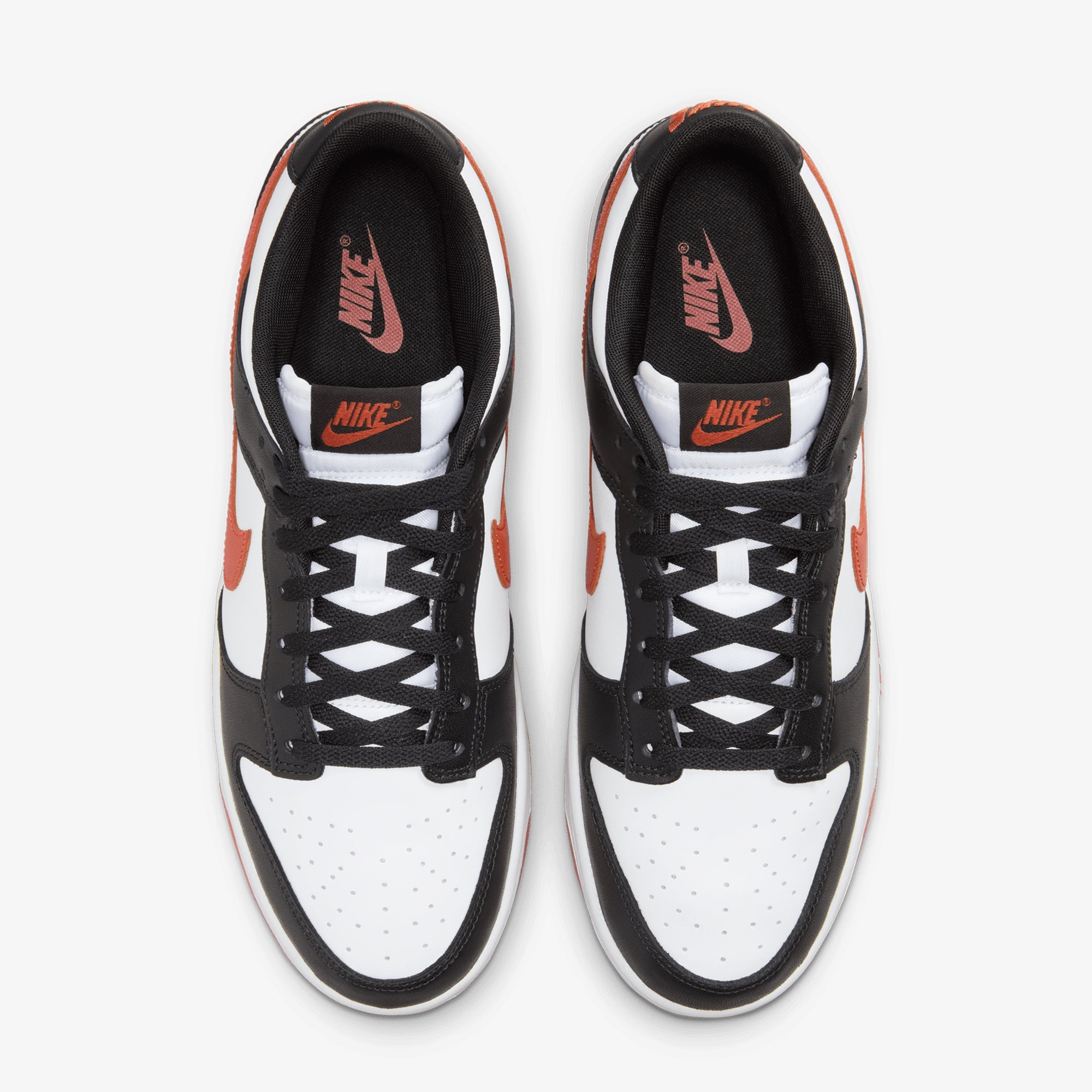 Nike | Dunk Low Retro { White/dragon Red-black - view 2