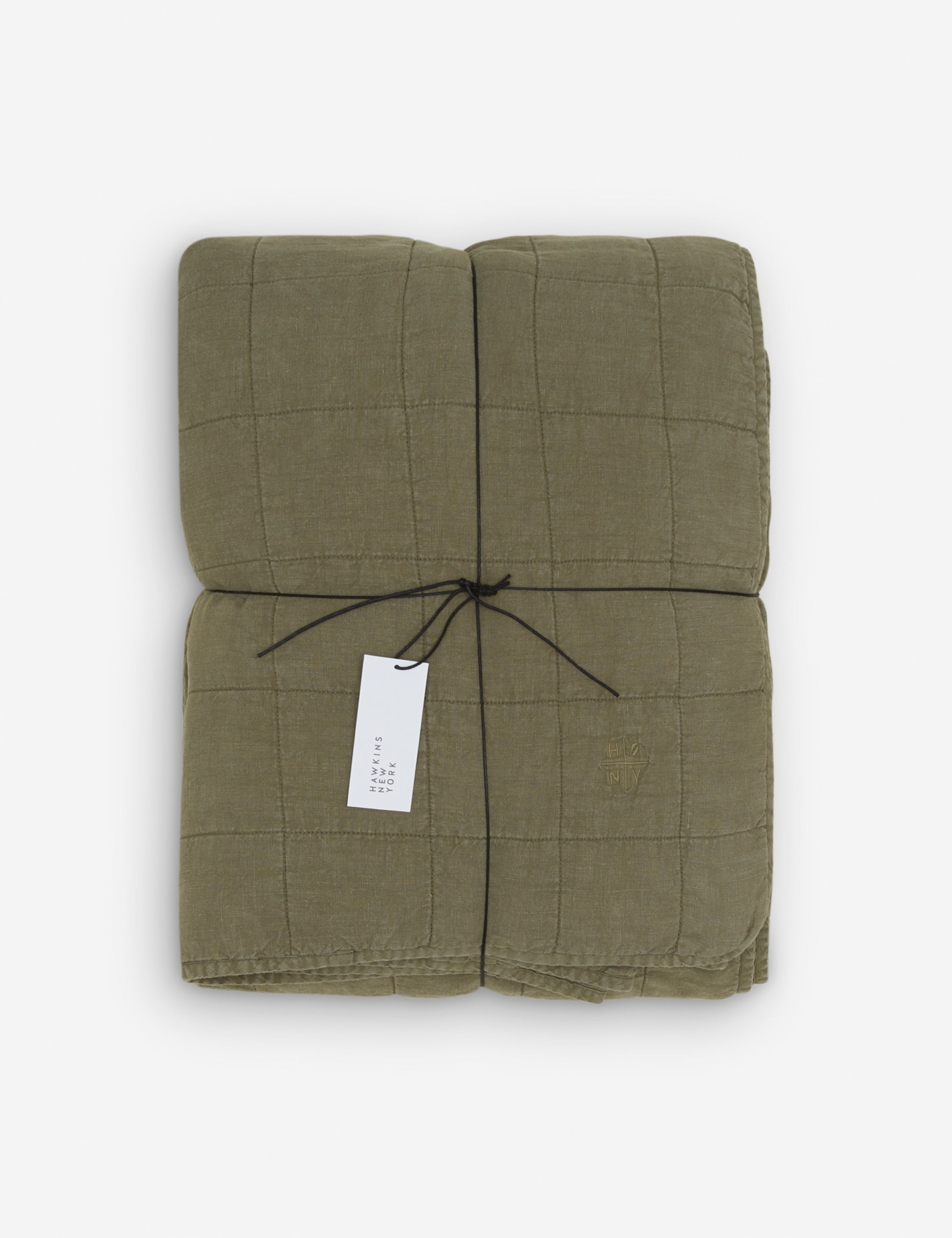 Lulu and Georgia Simple Linen Quilt by Hawkins New York - view 3