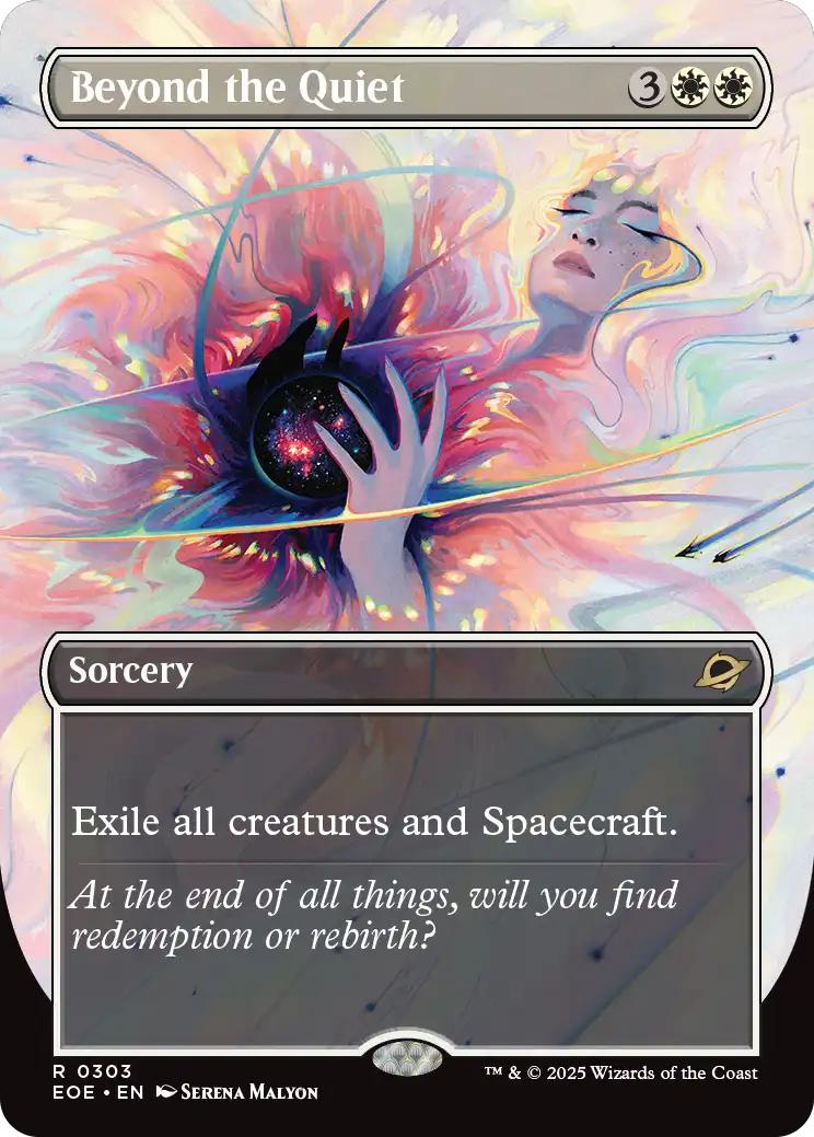 Magic Beyond the Quiet [303] [Borderless] [Surreal Space] [Edge of Eternities] [Non-Foil]