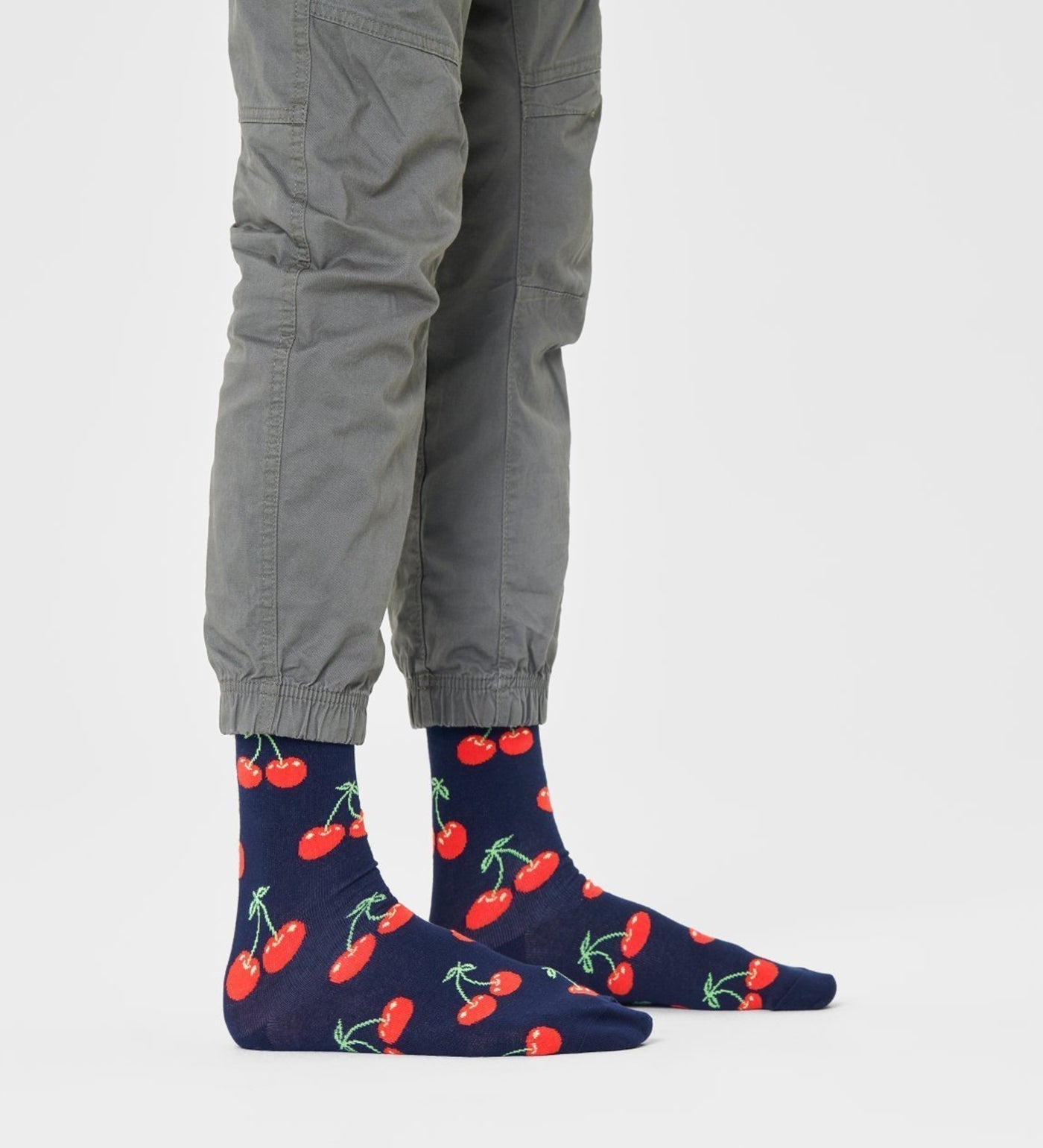 Happy Socks Unisex Cherry Crew Length Socks for Women and Men - view 2