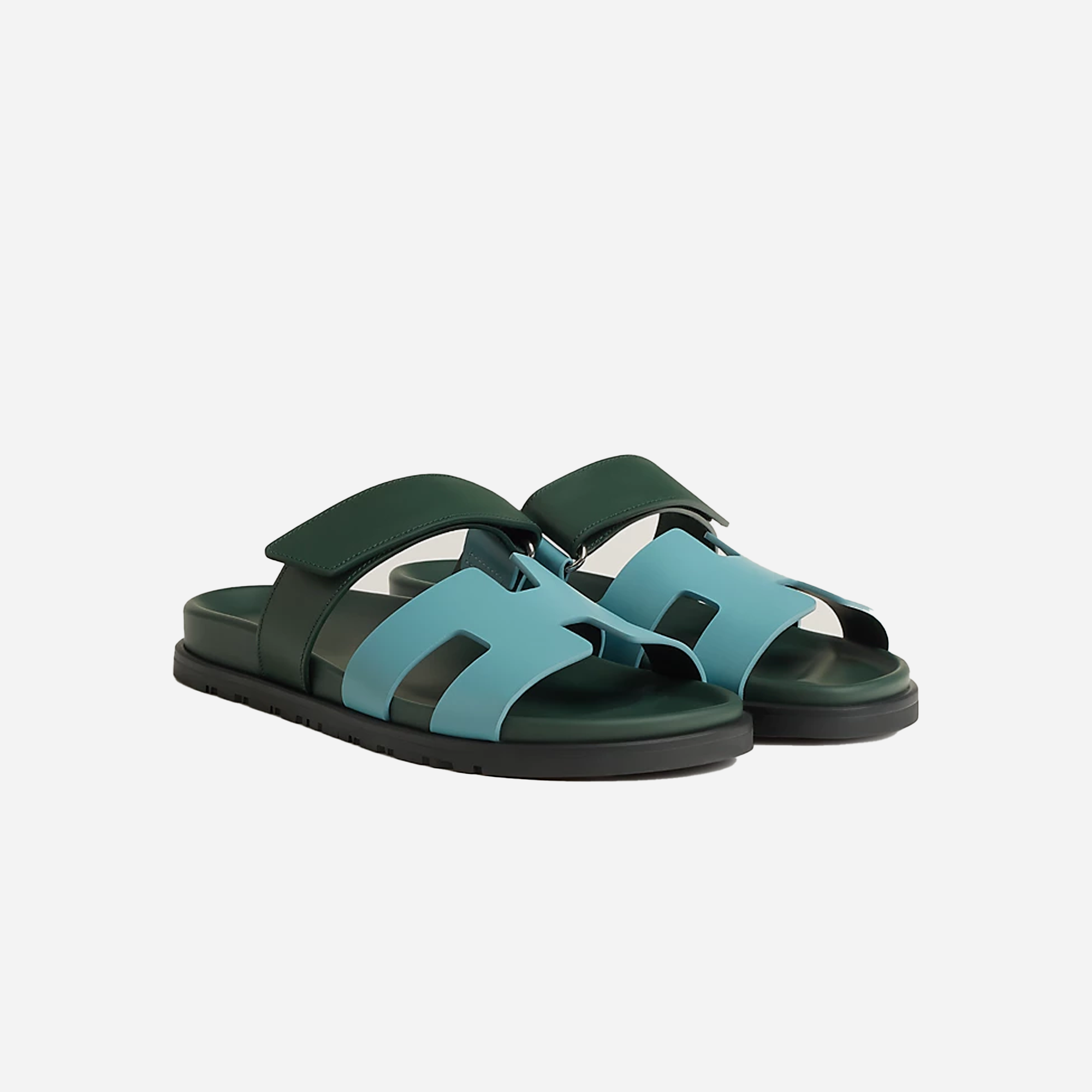Hermes Chypre Sandal Bleu Citadin Vert Bouteille - view 2