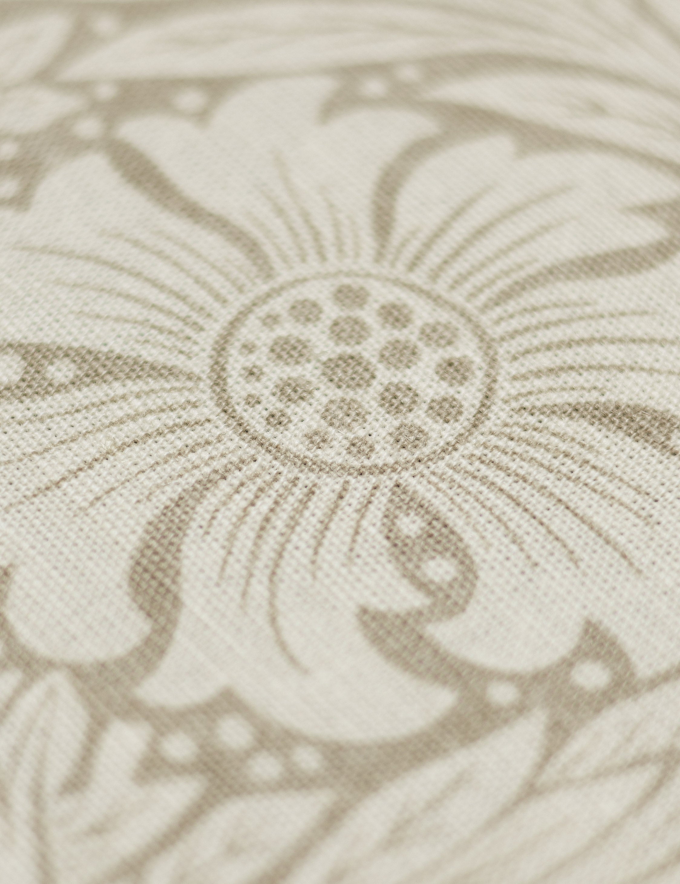 Lulu and Georgia Marigold Linen Blend Fabric by Morris & Co. - view 10
